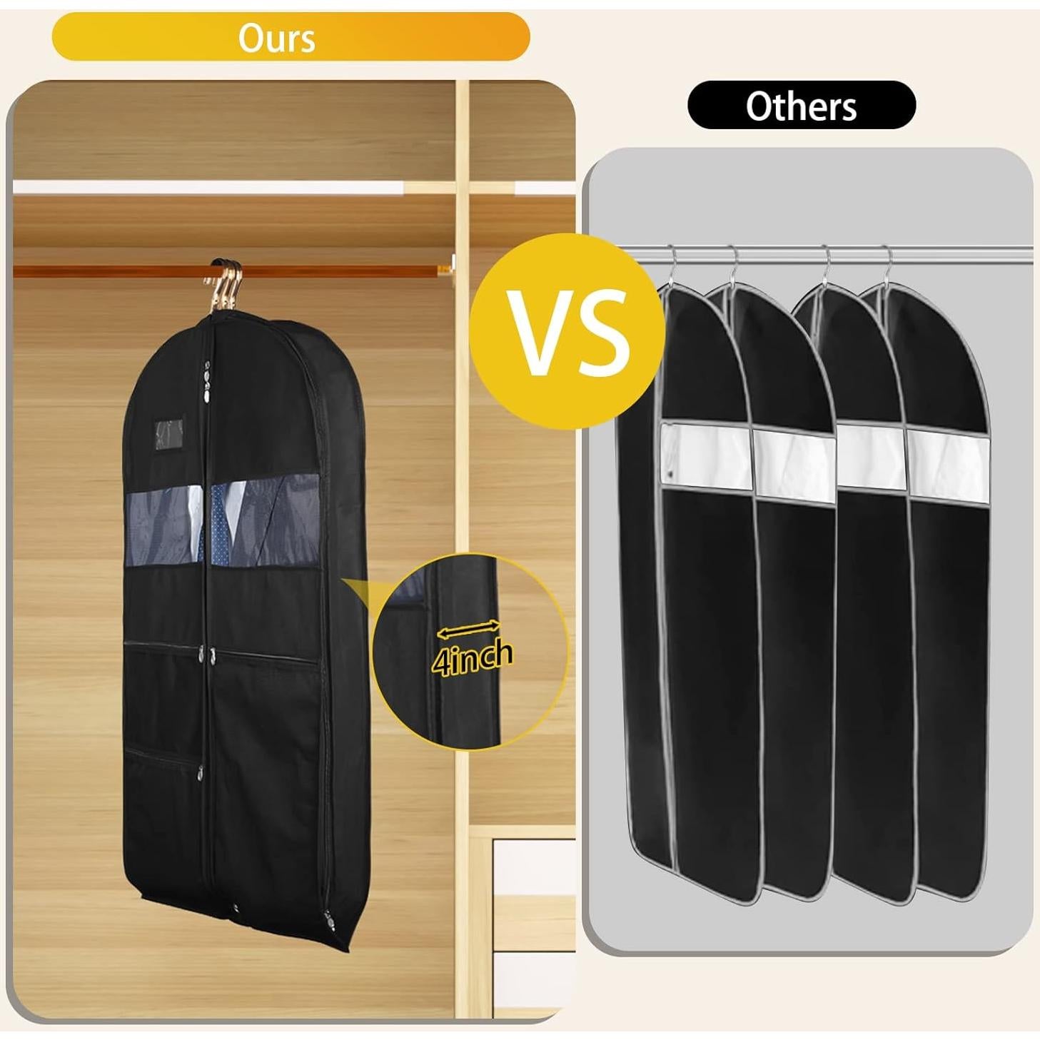 Bolsa de Ropa para Viaje HLANBABYAMZ 109 cm con Cremallera Doble