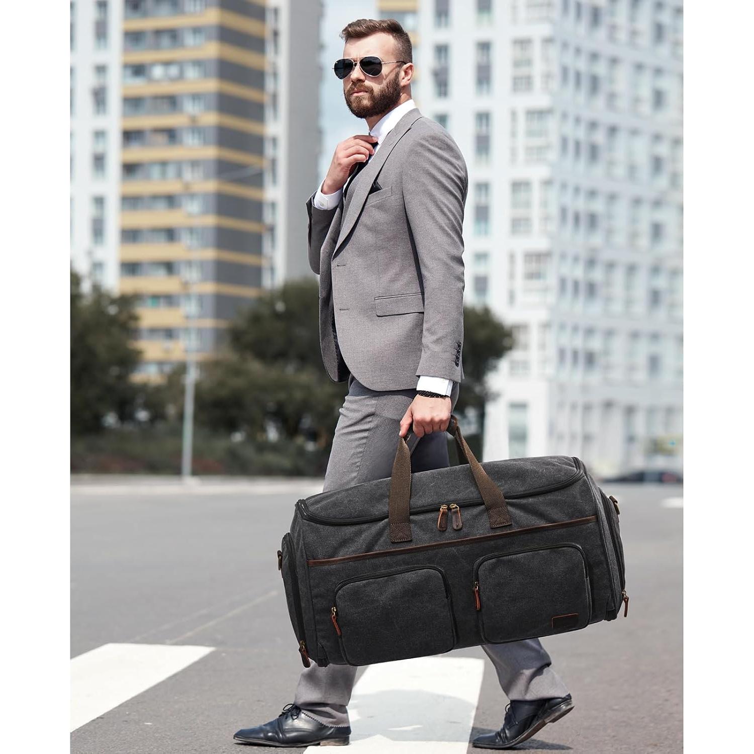 Bolsa de Ropa de Viaje S-ZONE 50L con Neceser y Duffle