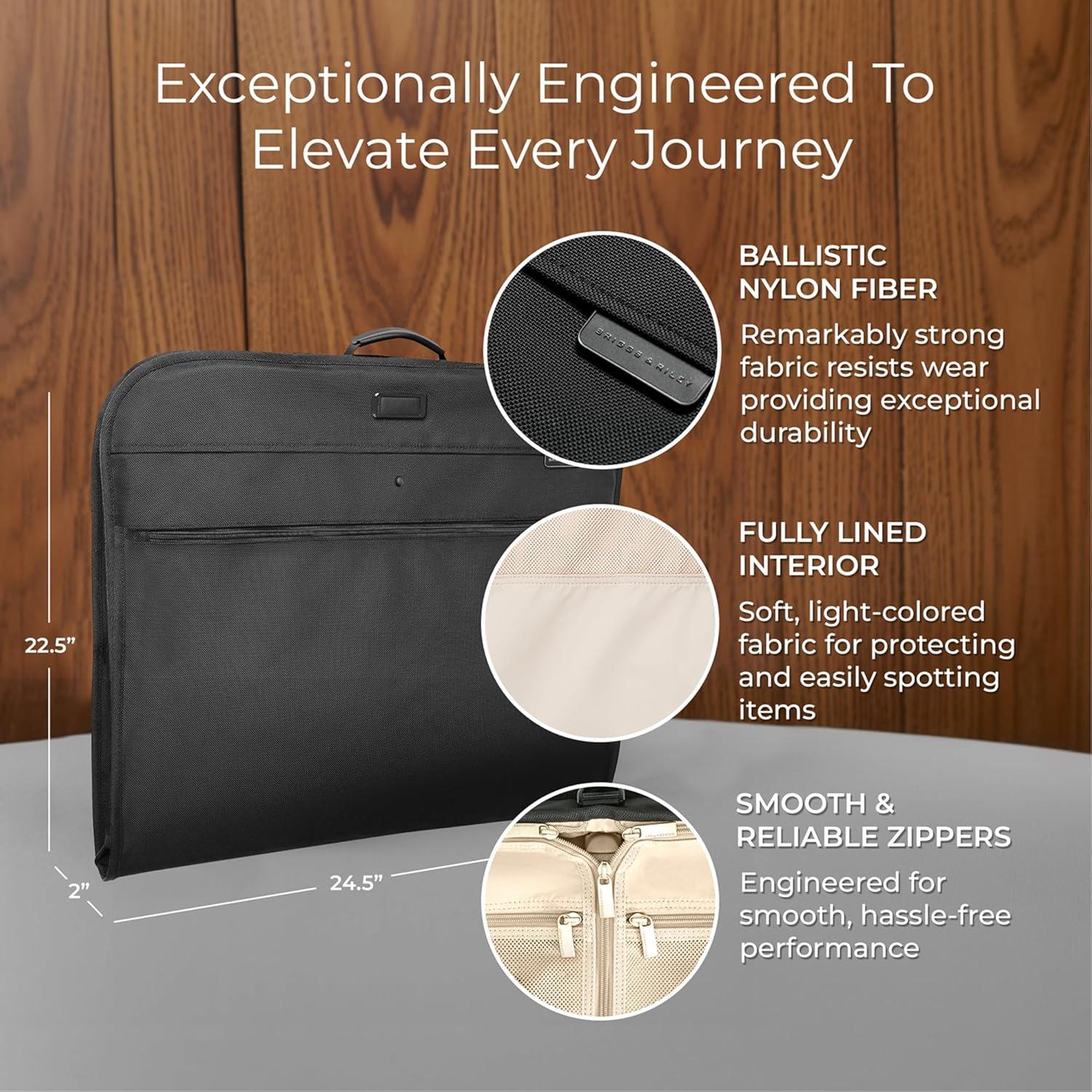 Bolsa de Ropa Clásica Briggs & Riley - Negro, 1.45 kg