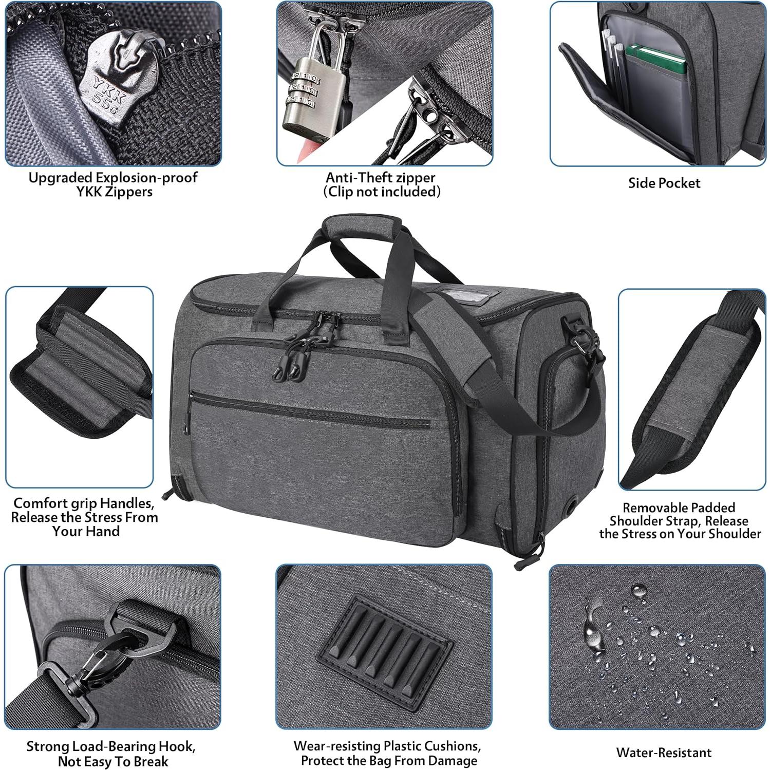 Bolsa Duffle HILOMON 50L para Ropa de Viaje Impermeable