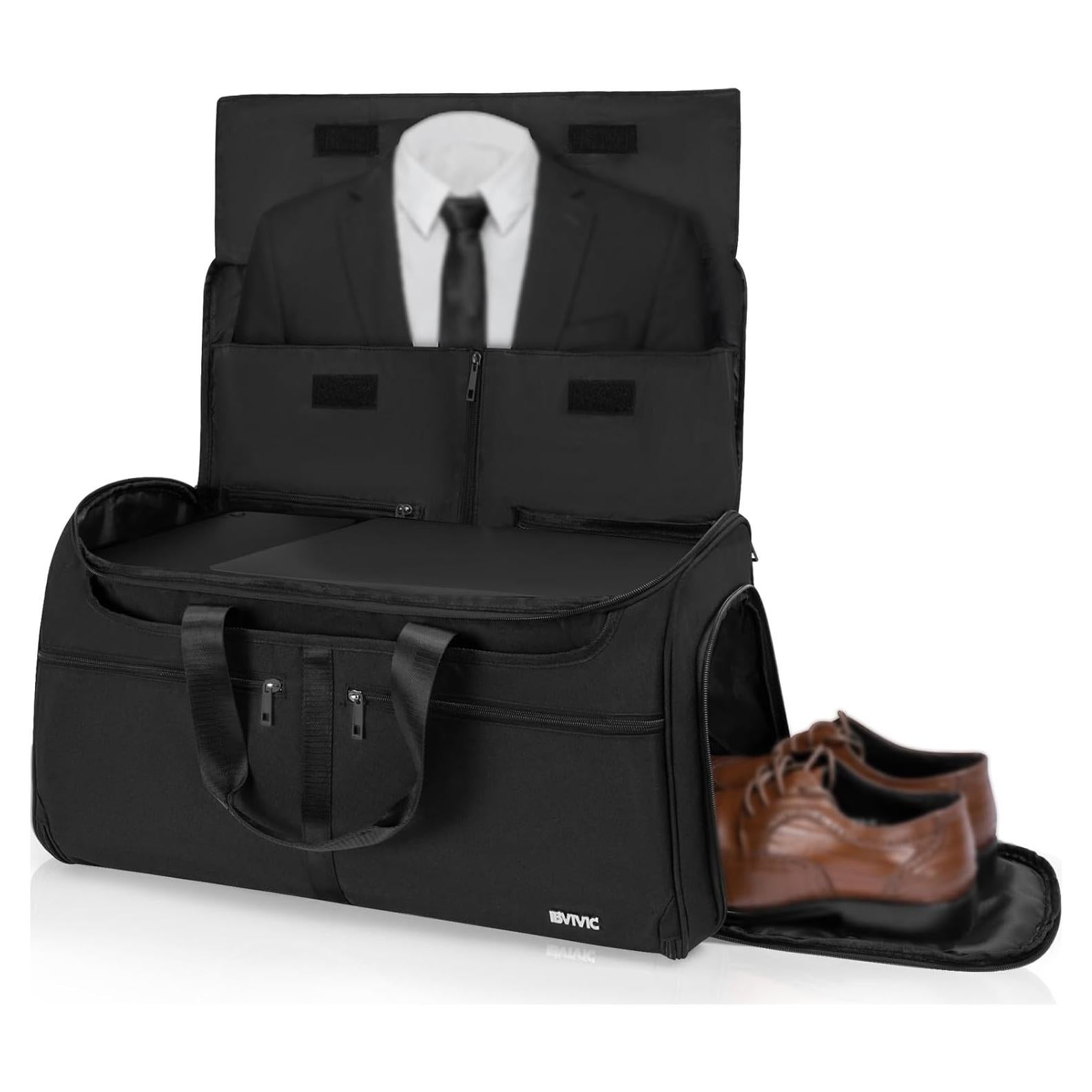 Bolsa de viaje duffle IBVIVIC Reise-Kleidersack negra 2 en 1