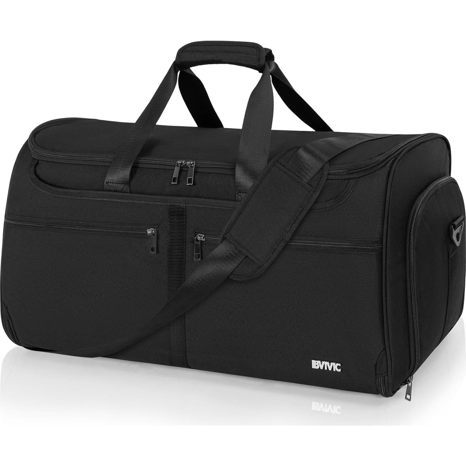 Bolsa de viaje duffle IBVIVIC Reise-Kleidersack negra 2 en 1