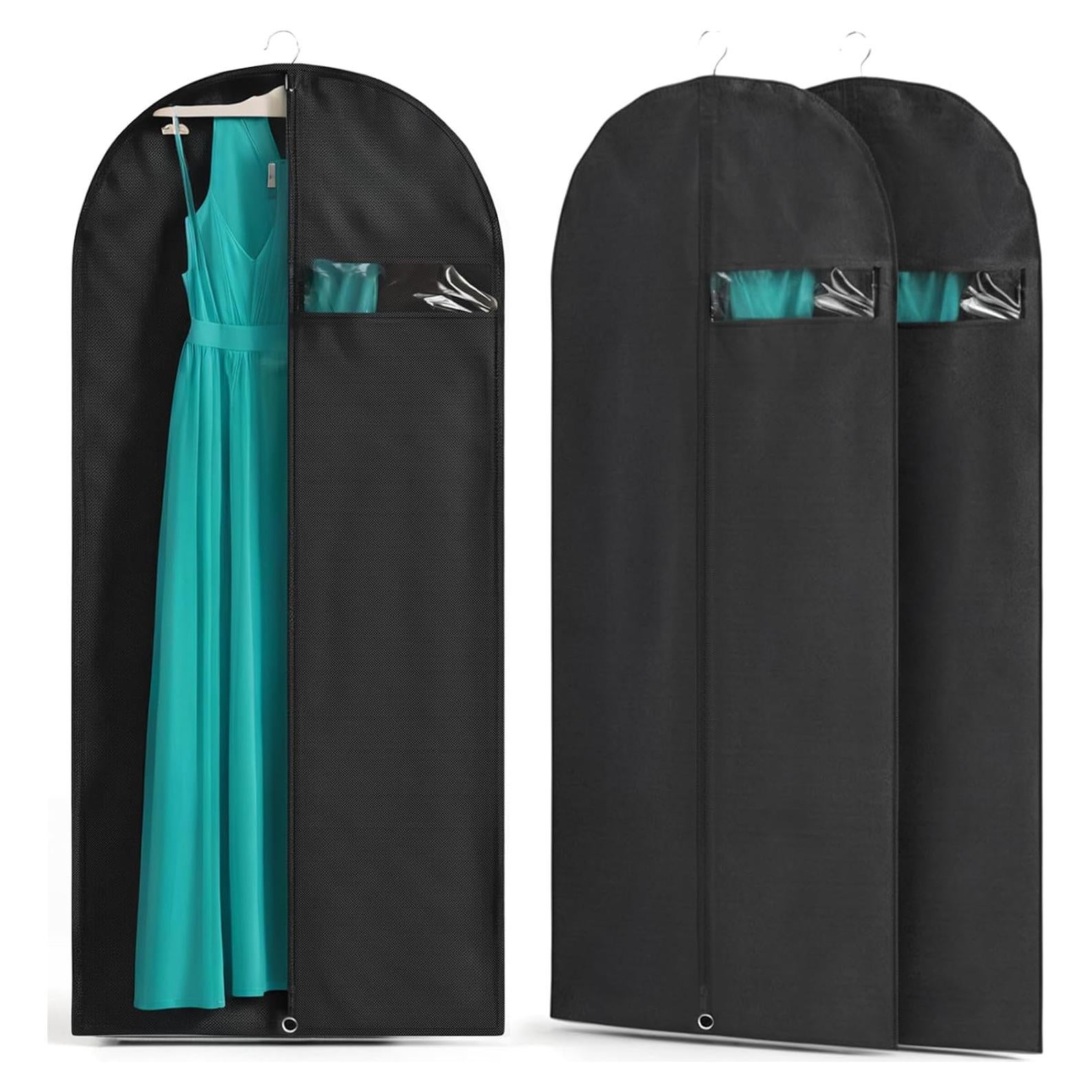 3 Pack Bolsas de Ropa de Viaje Hopack 101.6 cm Negro