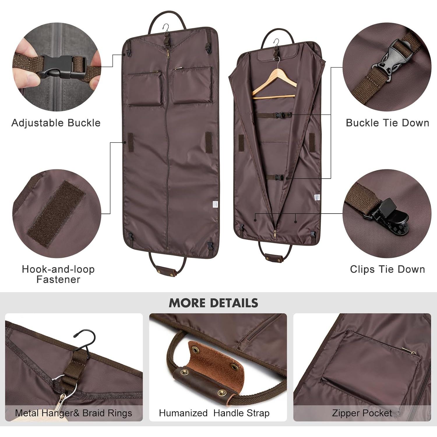 Bolsa de Viaje Duffle S-ZONE 2 en 1 Lona Gris 58.5x108.5 cm