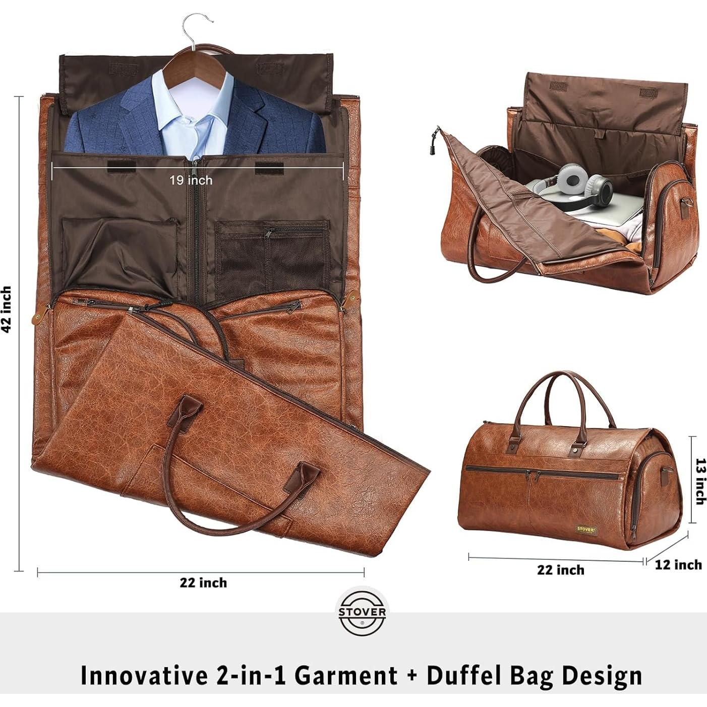 Bolsa de Viaje Duffle STOVER 2-en-1 Grande 57L Marrón