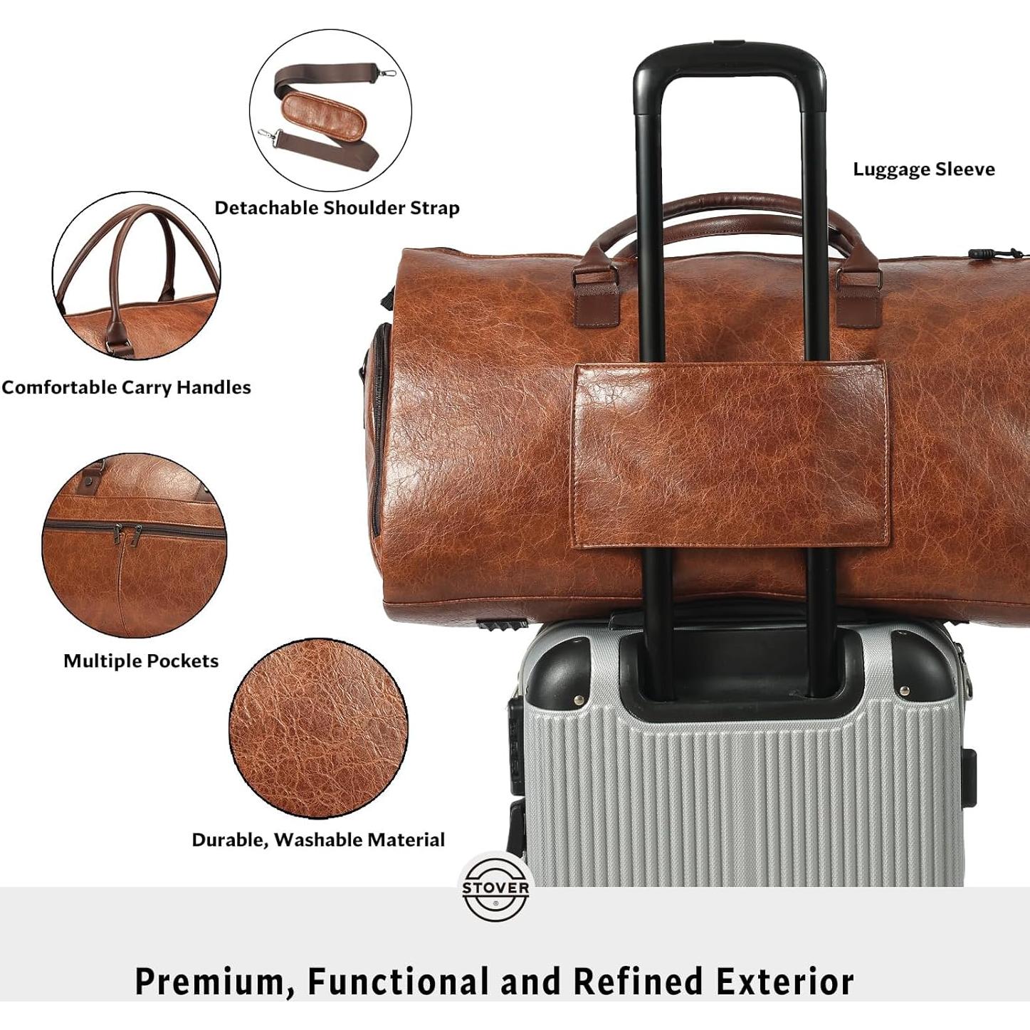 Bolsa de Viaje Duffle STOVER 2-en-1 Grande 57L Marrón