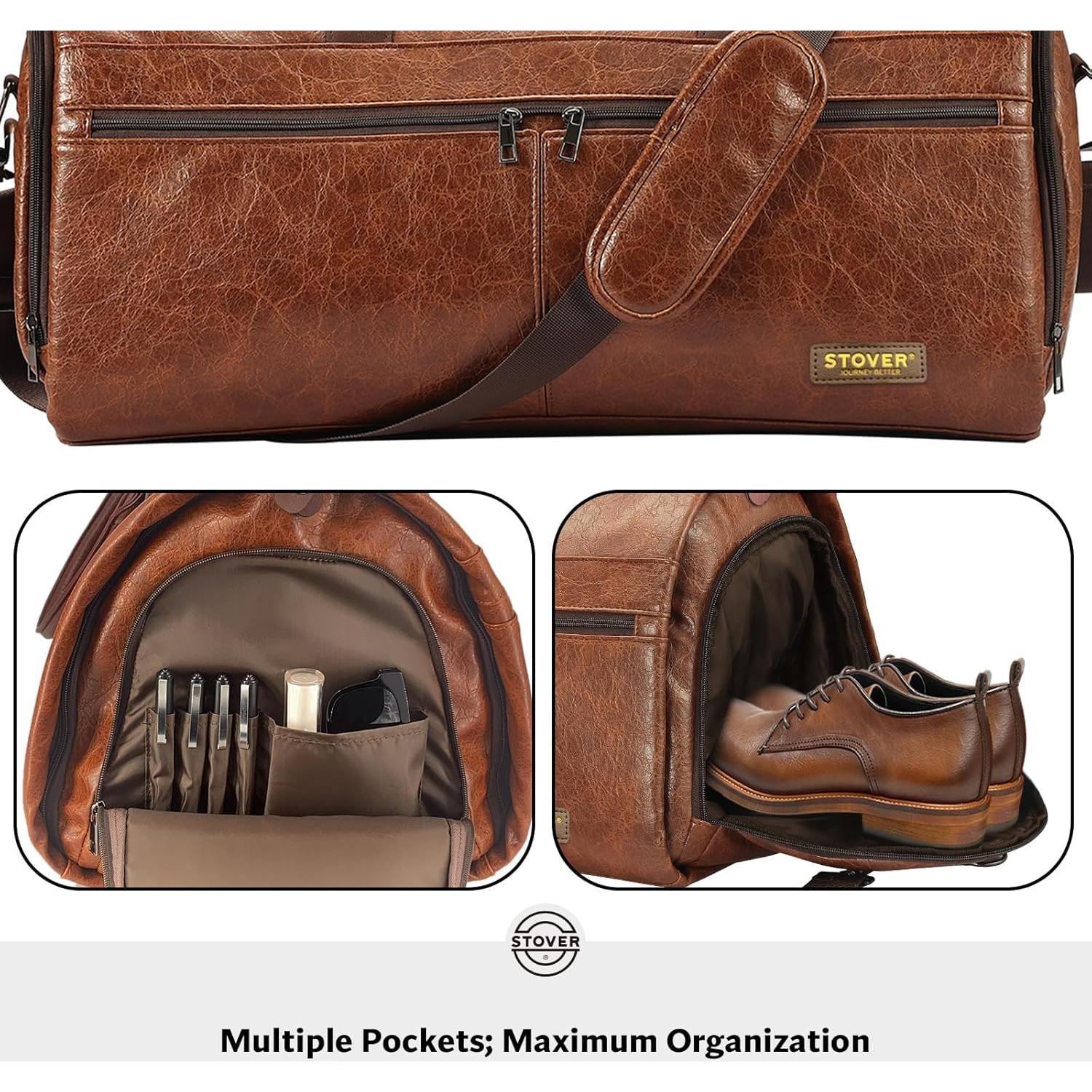 Bolsa de Viaje Duffle STOVER 2-en-1 Grande 57L Marrón