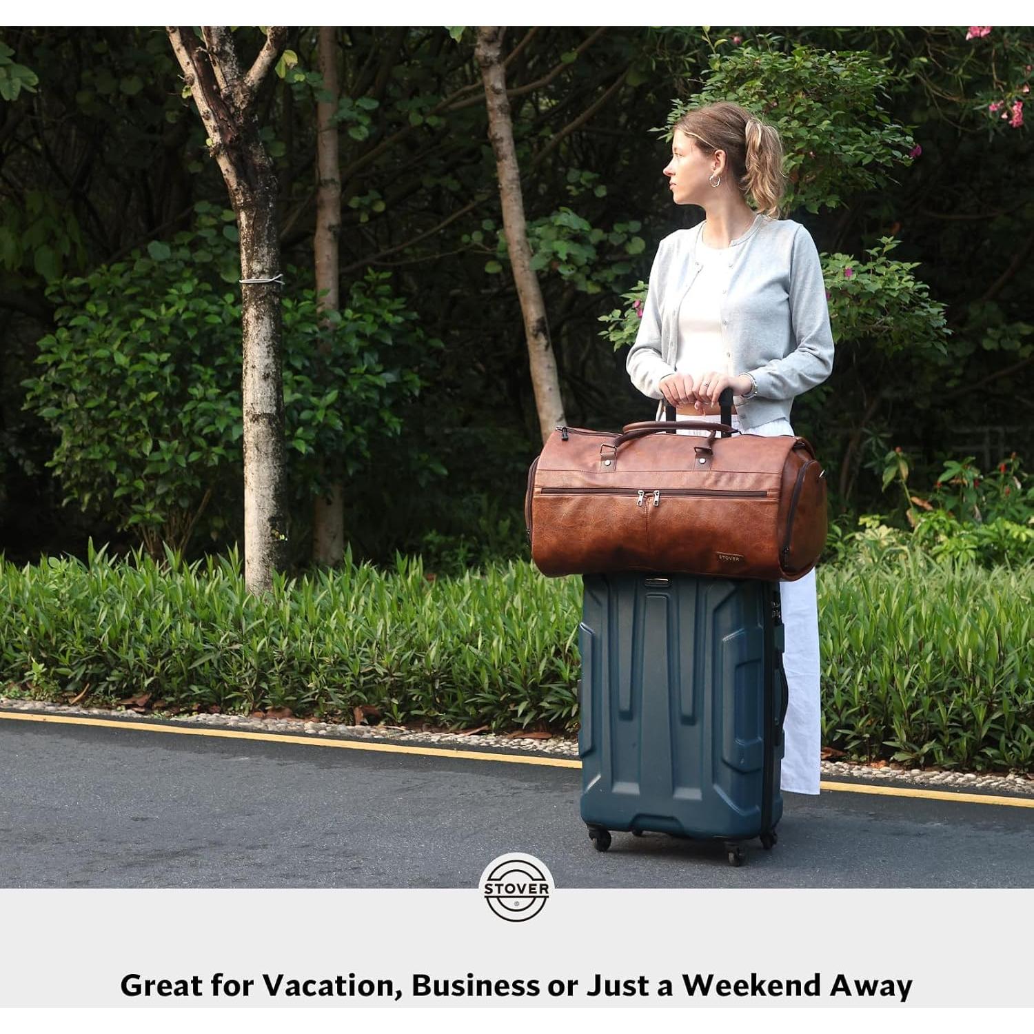 Bolsa de Viaje Duffle STOVER 2-en-1 Grande 57L Marrón