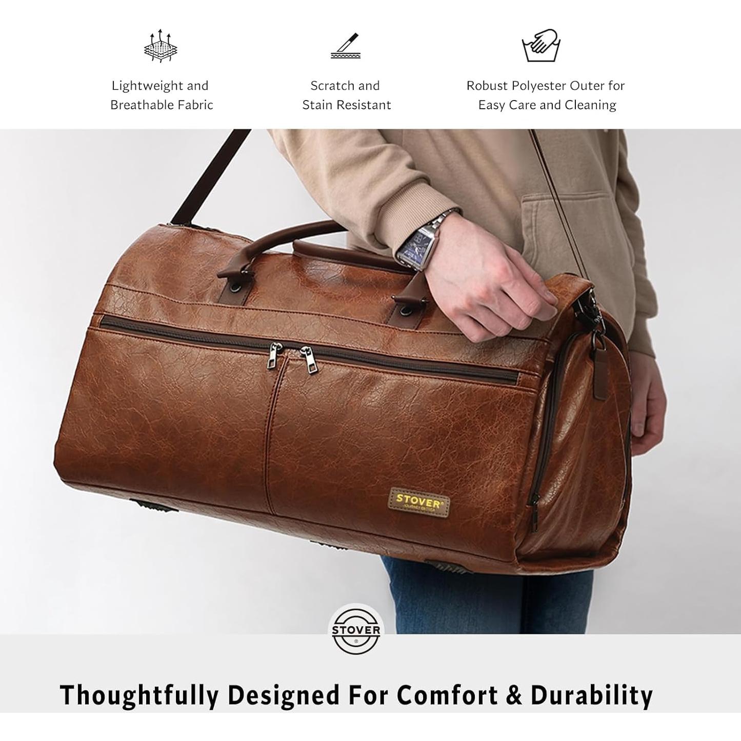 Bolsa de Viaje Duffle STOVER 2-en-1 Grande 57L Marrón