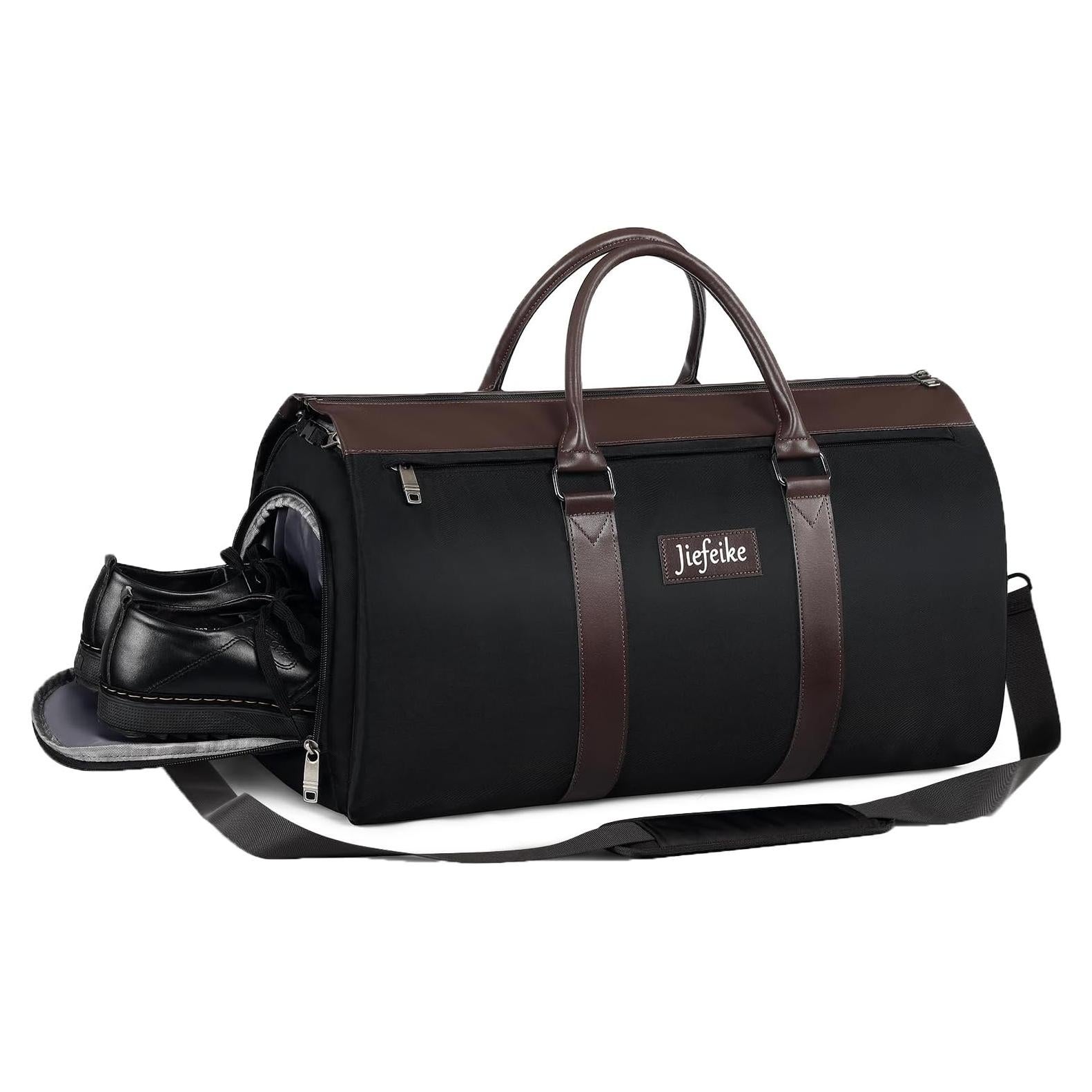 Bolsa de Viaje Duffle Jiefeike 2 en 1 con Compartimento para Zapatos