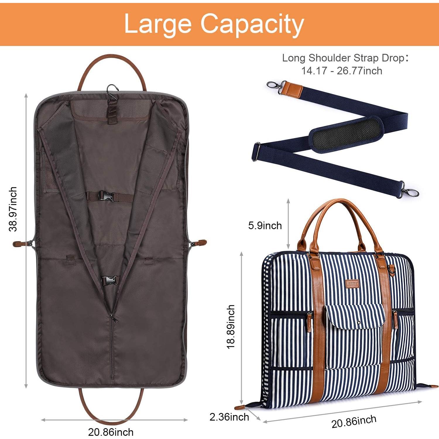 Bolsa de Ropa de Mano S-ZONE para Viajes de Negocios 27.9x10.8cm