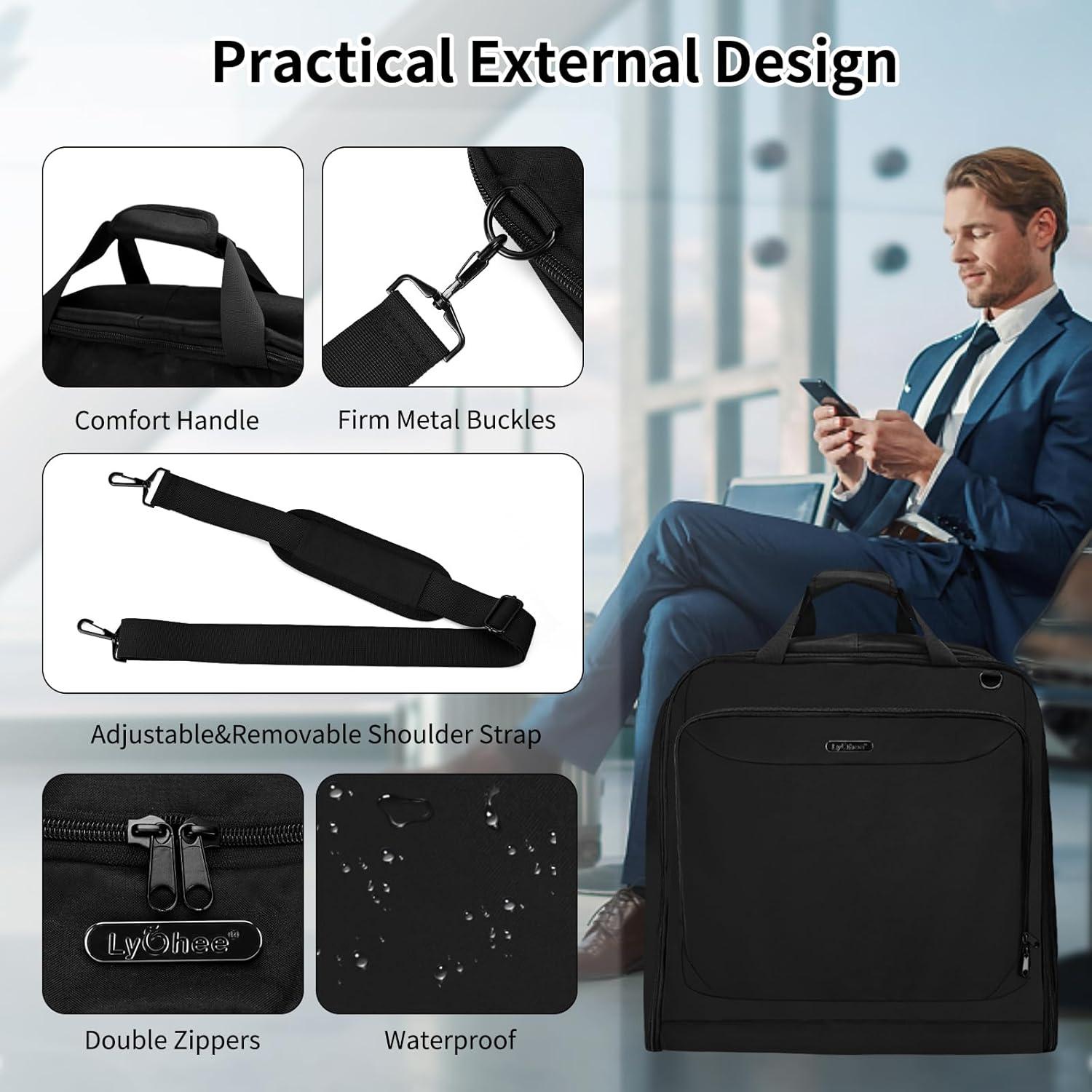 Bolsa de Ropa de Viaje Lychee Impermeable 66L Plegable