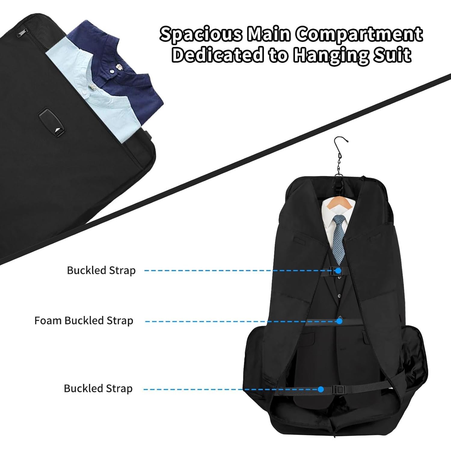 Bolsa de Ropa de Viaje Lychee Impermeable 66L Plegable