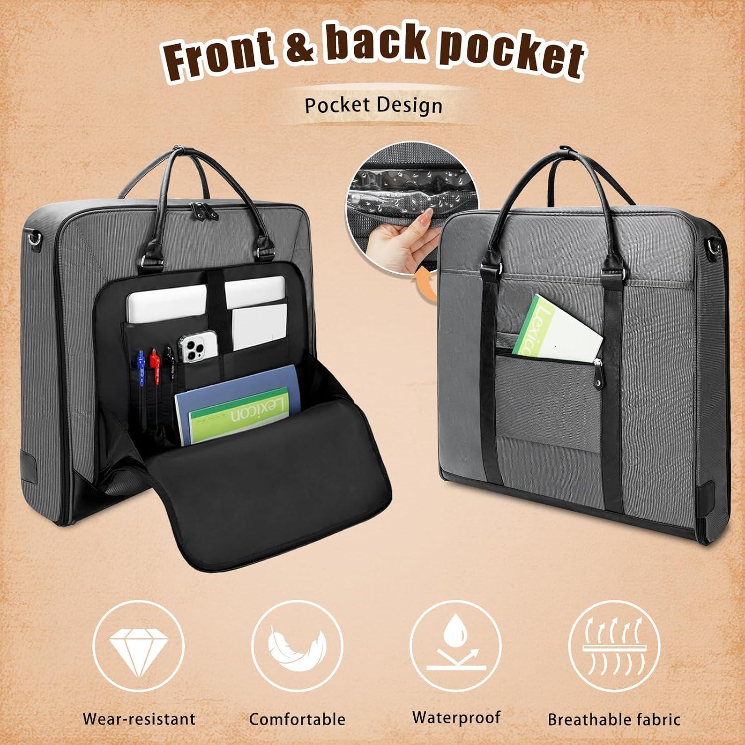 Bolsa de viaje para prendas Noozion gris 119.4x61 cm