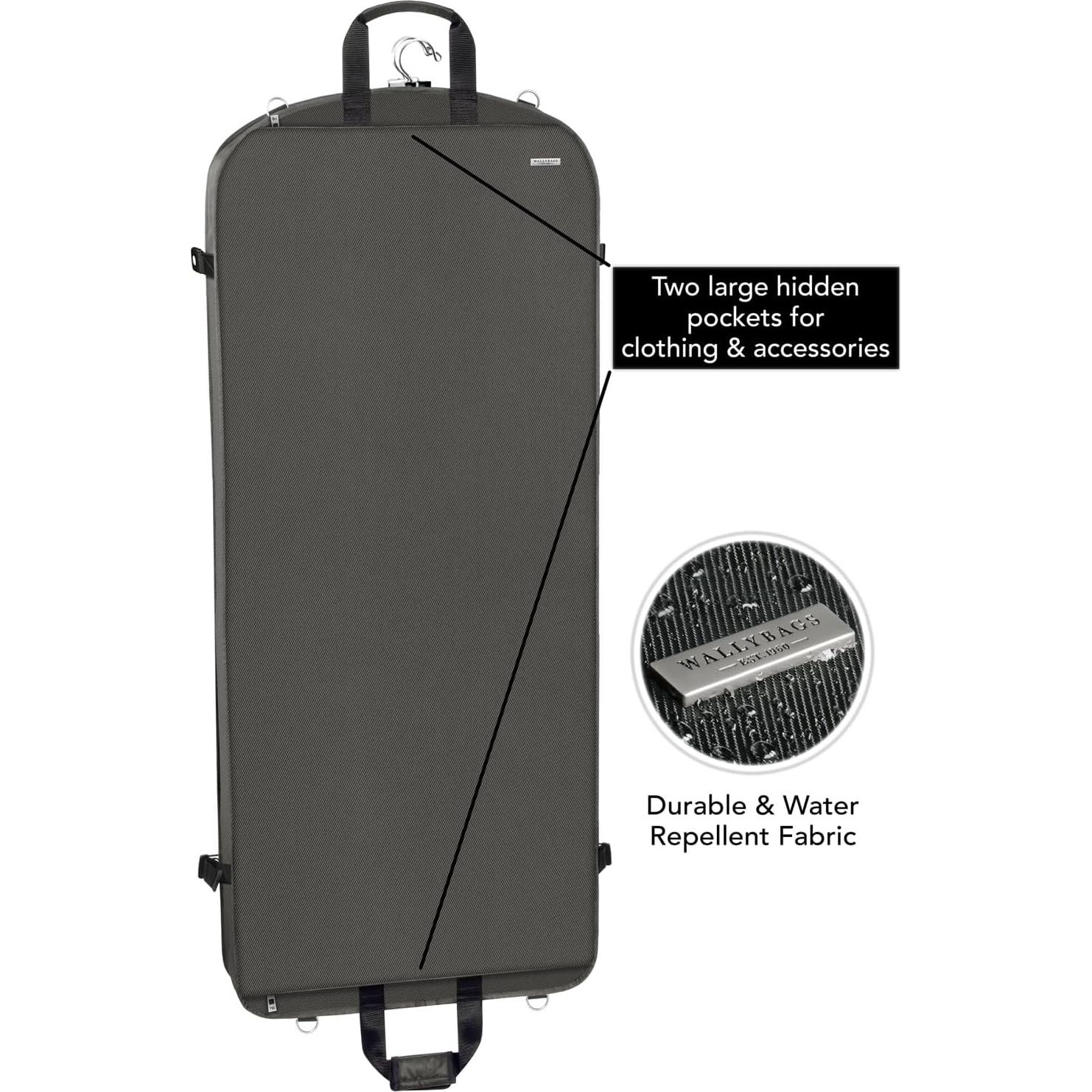 Bolsa de Viaje WallyBags Premium para Ropa 132 cm Gris