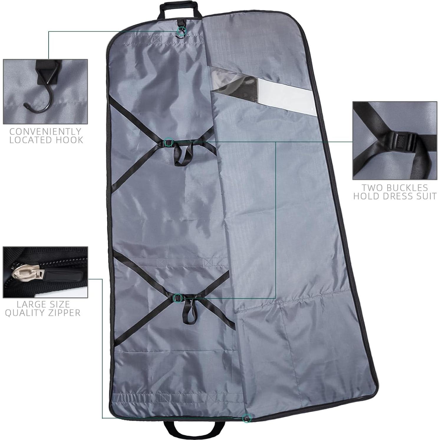 Bolsa de Ropa Plegable GUHAMN 167.6 cm para Vestidos y Trajes