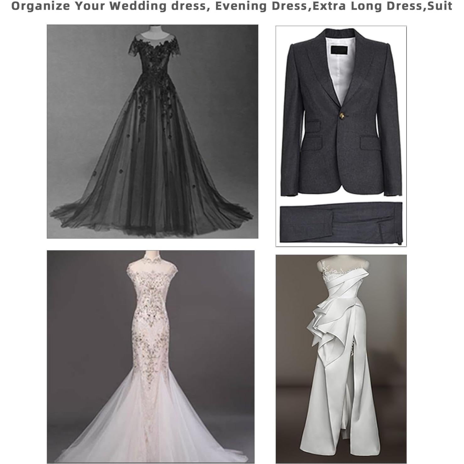 Bolsa de Ropa Plegable GUHAMN 167.6 cm para Vestidos y Trajes