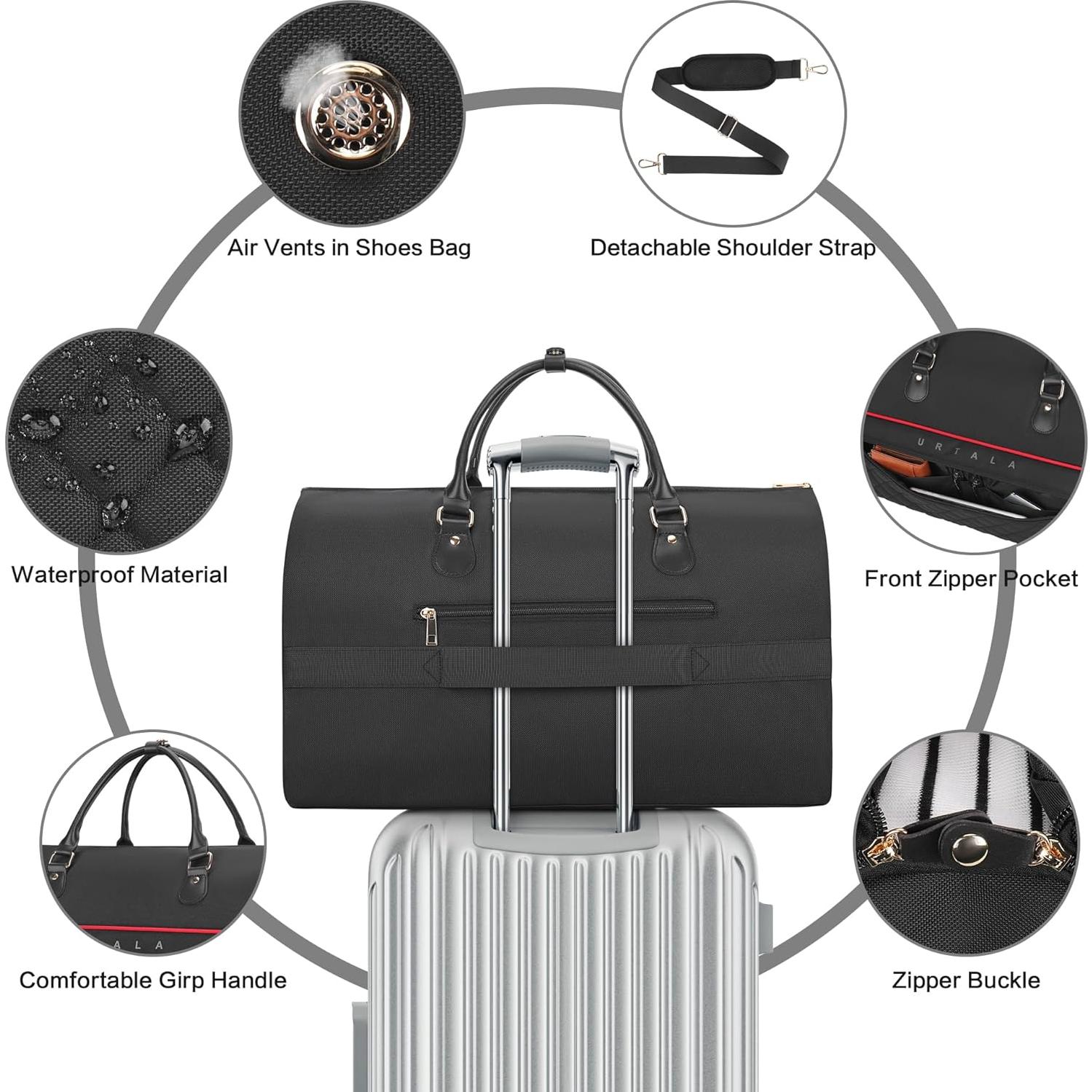 Bolsa de Ropa Urtala 2 en 1 para Viaje - Alta Resistencia