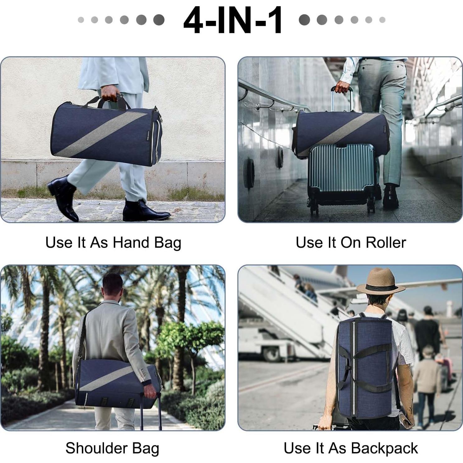 Bolsa Duffle Modoker Azul para Ropa de Viaje - 1.28 kg