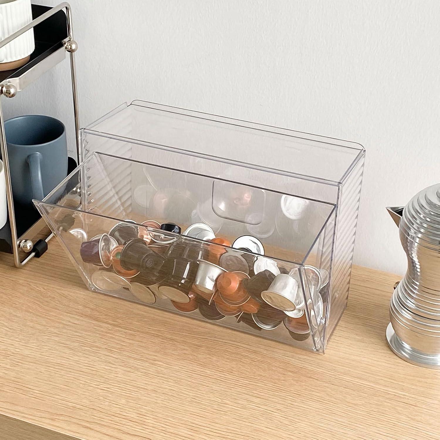 Organizador de Cocina NINEWEEN Transparente para Cápsulas y Esponjas
