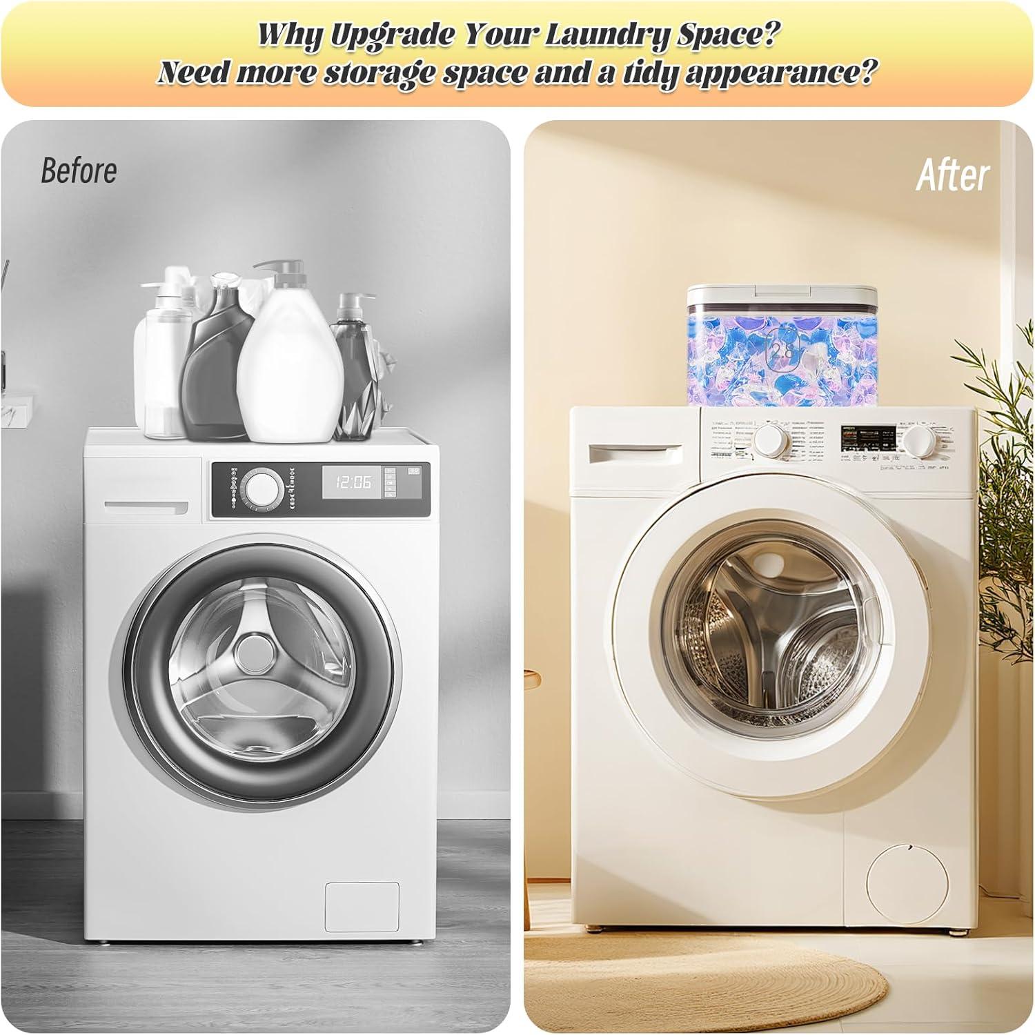 Contenedor de cápulas de lavandería Gute 2.8L con tapa sellada