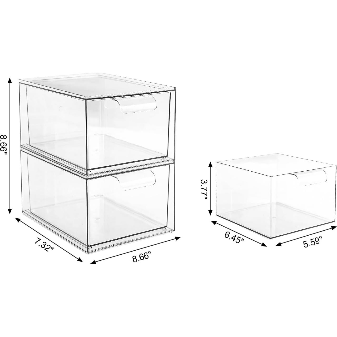 Contenedor apilable VOTLEVT para cápsulas de lavandería 2 PACK