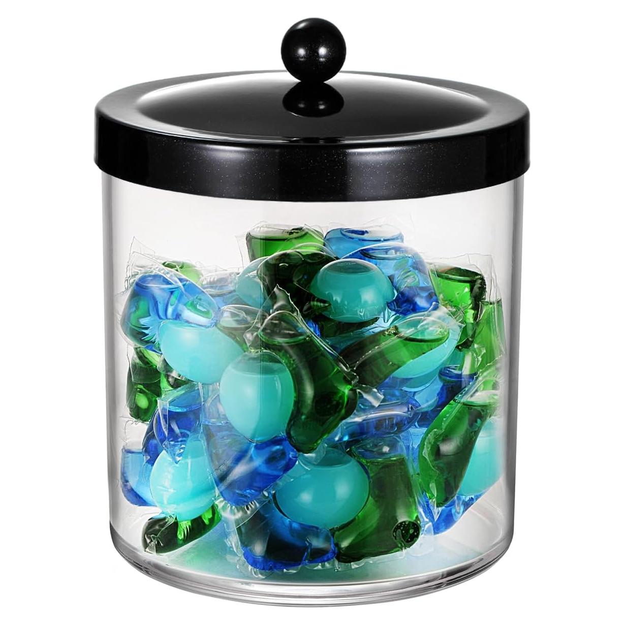 Tarro de Botica SheeChung 1.42 L con Tapa de Metal Negro