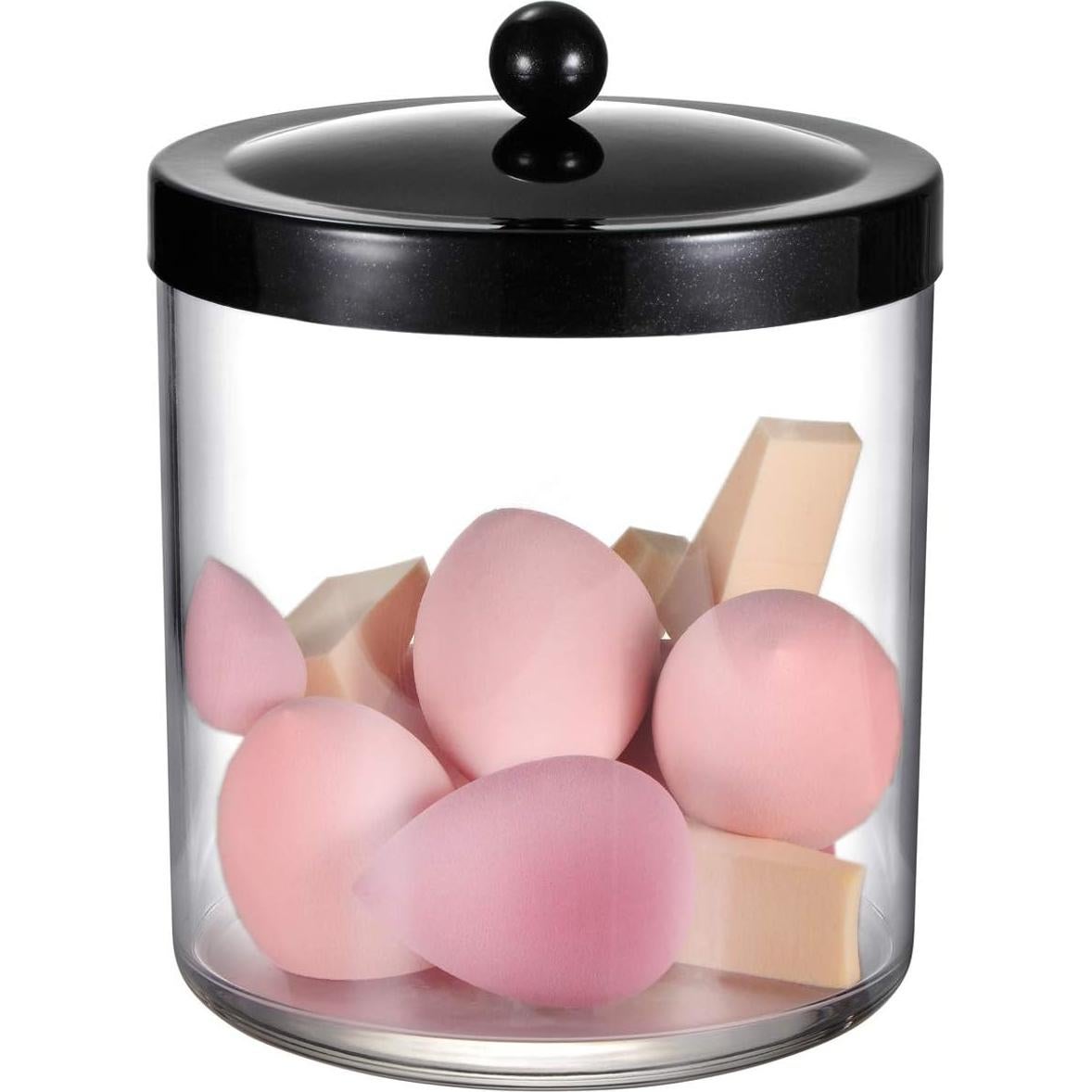 Tarro de Botica SheeChung 1.42 L con Tapa de Metal Negro