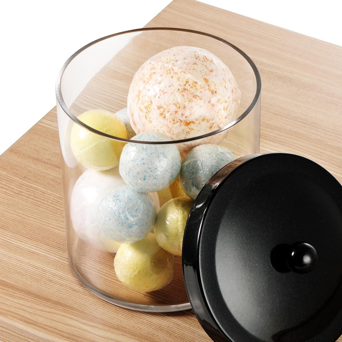 Tarro de Botica SheeChung 1.42 L con Tapa de Metal Negro