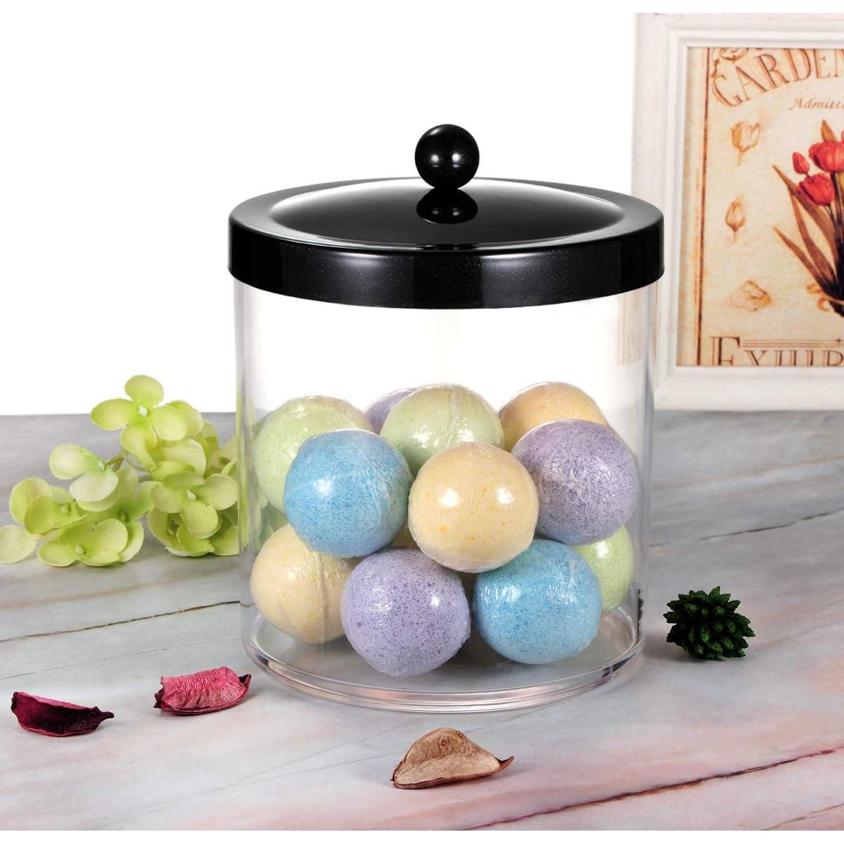 Tarro de Botica SheeChung 1.42 L con Tapa de Metal Negro