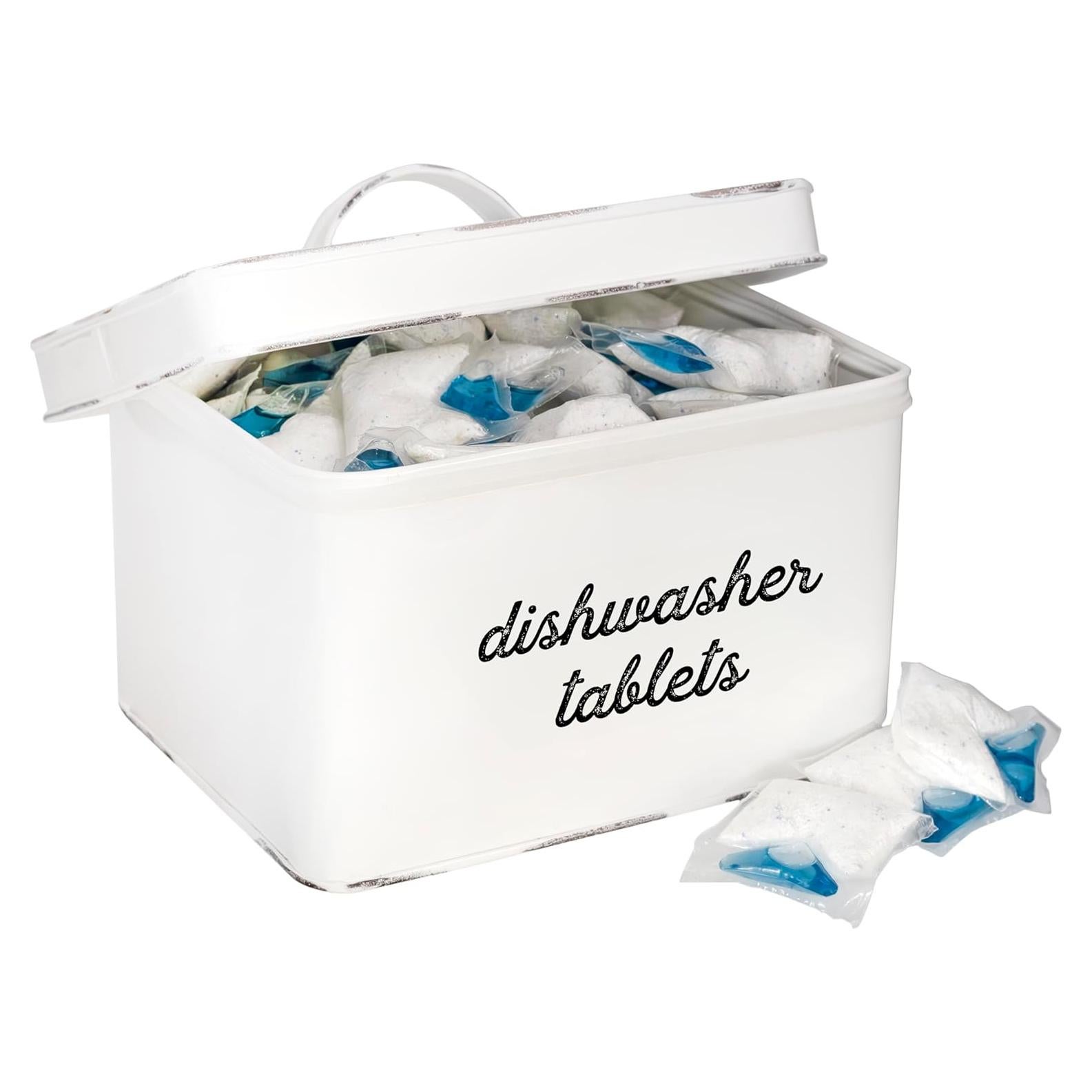 Soporte para Cápsulas de Lavavajillas AuldHome Blanco 2.84L