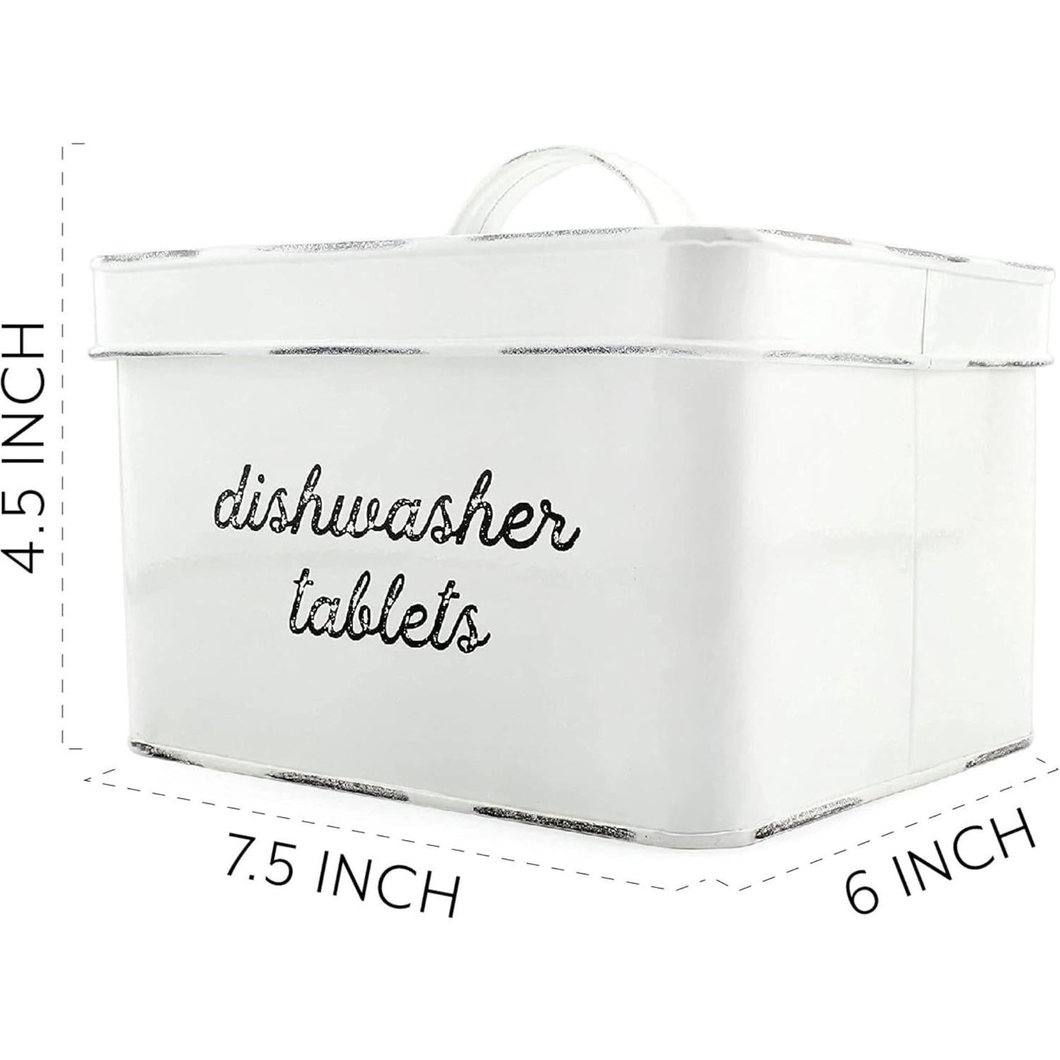 Soporte para Cápsulas de Lavavajillas AuldHome Blanco 2.84L