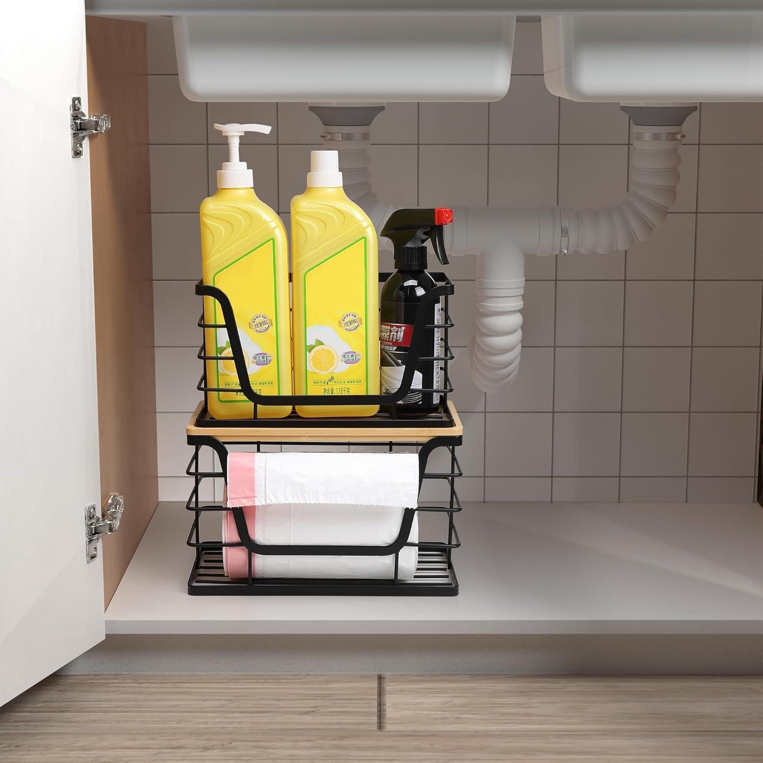 Organizadores Apilables ALOCEO para Cocina y Lavandería - 2 Paquete