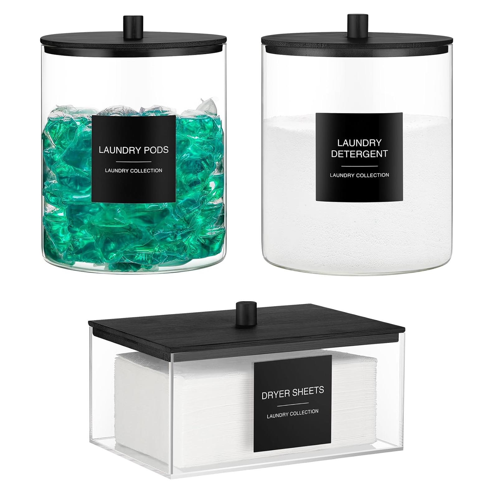 Juego de Tarros de Vidrio con Soporte y Etiquetas TIPGO