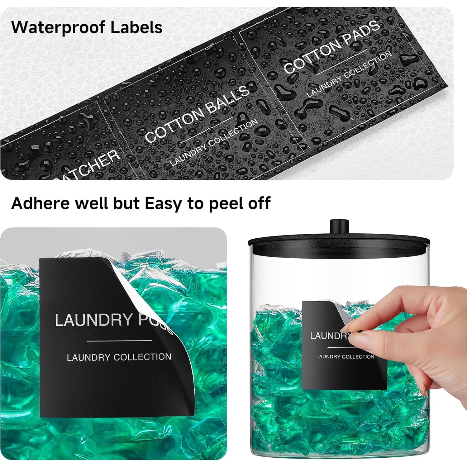 Juego de Tarros de Vidrio con Soporte y Etiquetas TIPGO