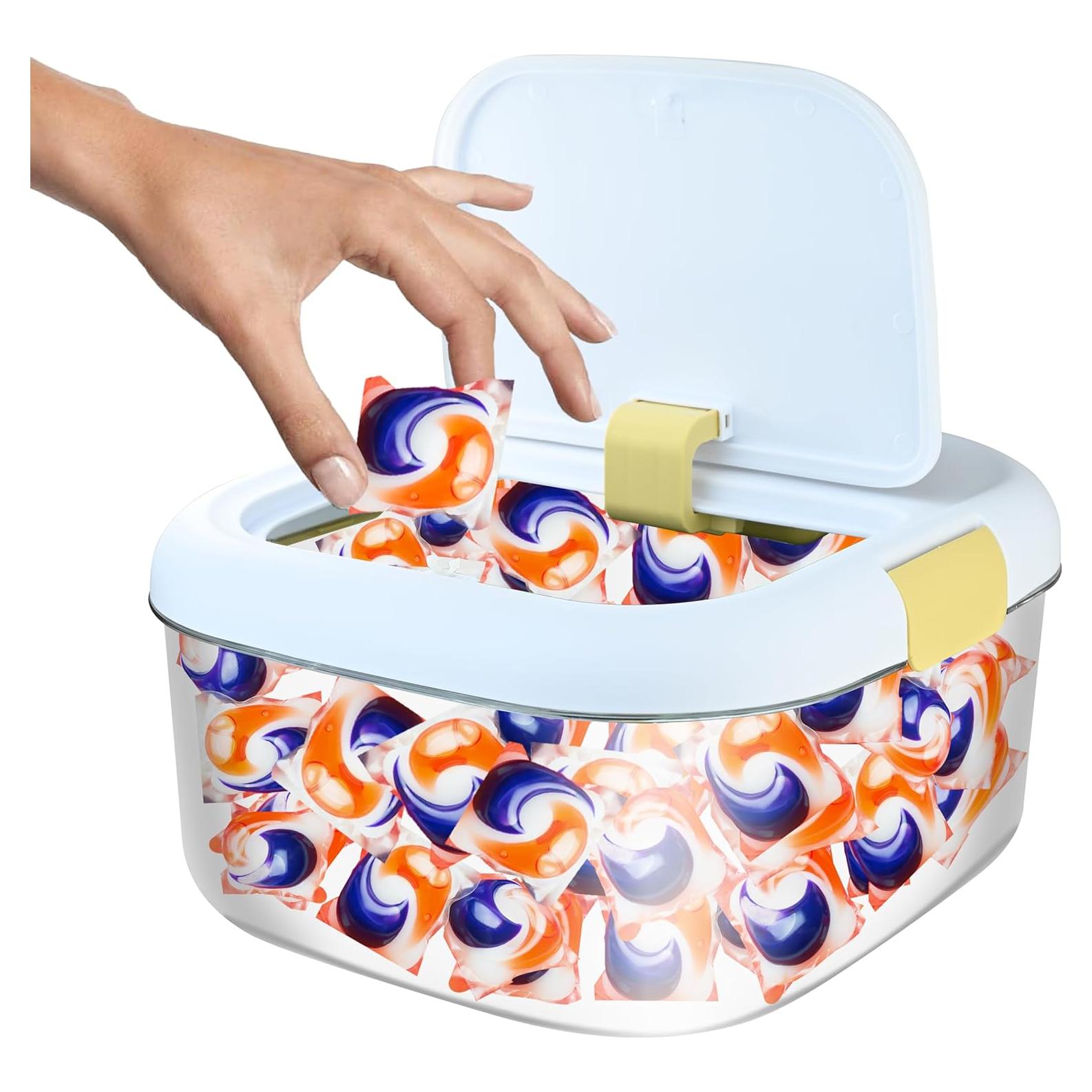 Contenedor de Cápsulas de Lavandería Skywin Blanco 45L