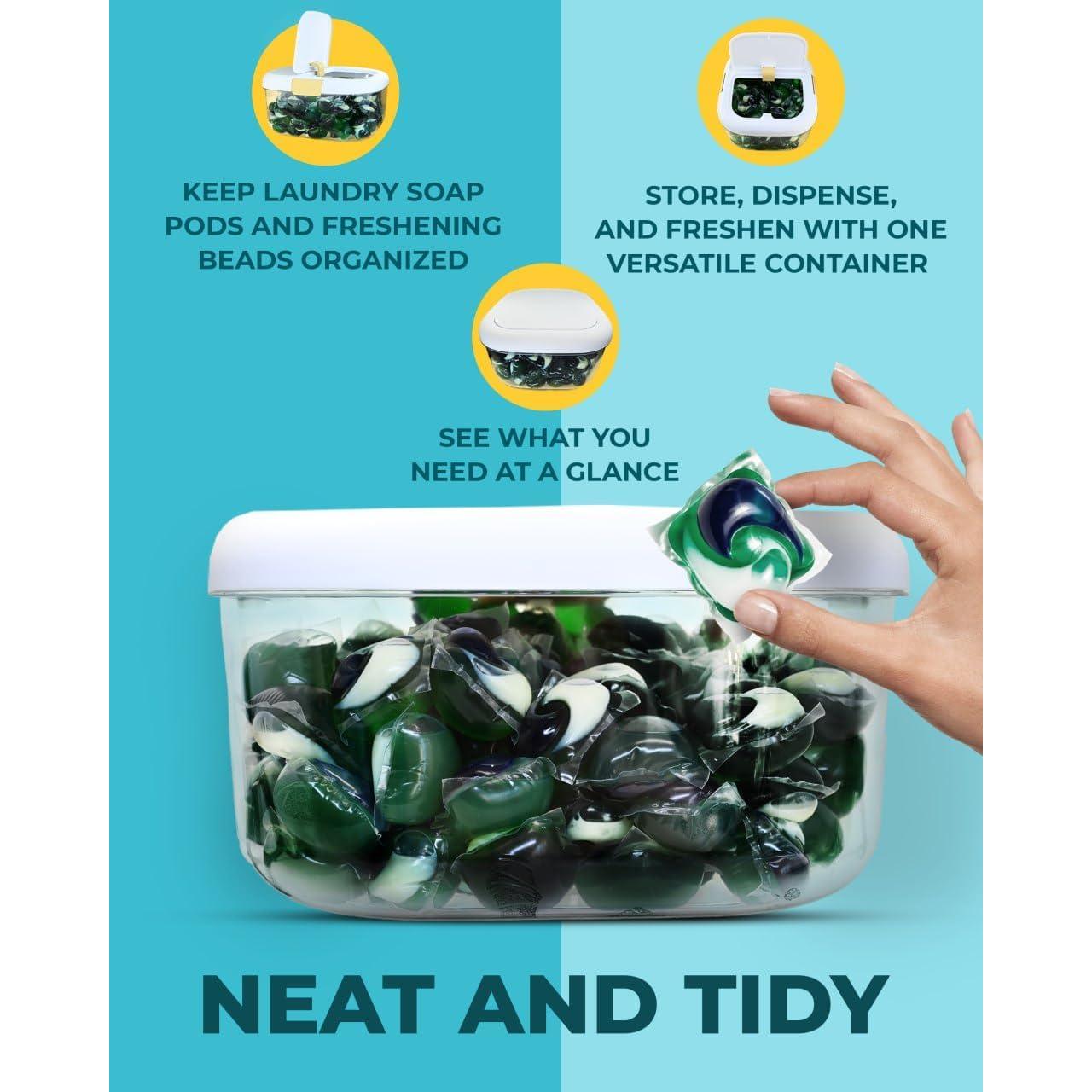 Contenedor de Cápsulas de Lavandería Skywin Blanco 45L