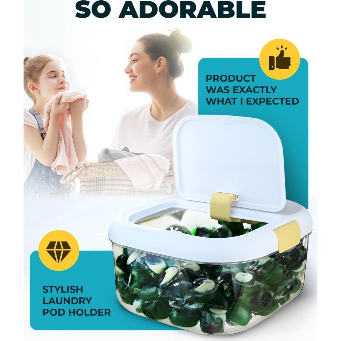 Contenedor de Cápsulas de Lavandería Skywin Blanco 45L