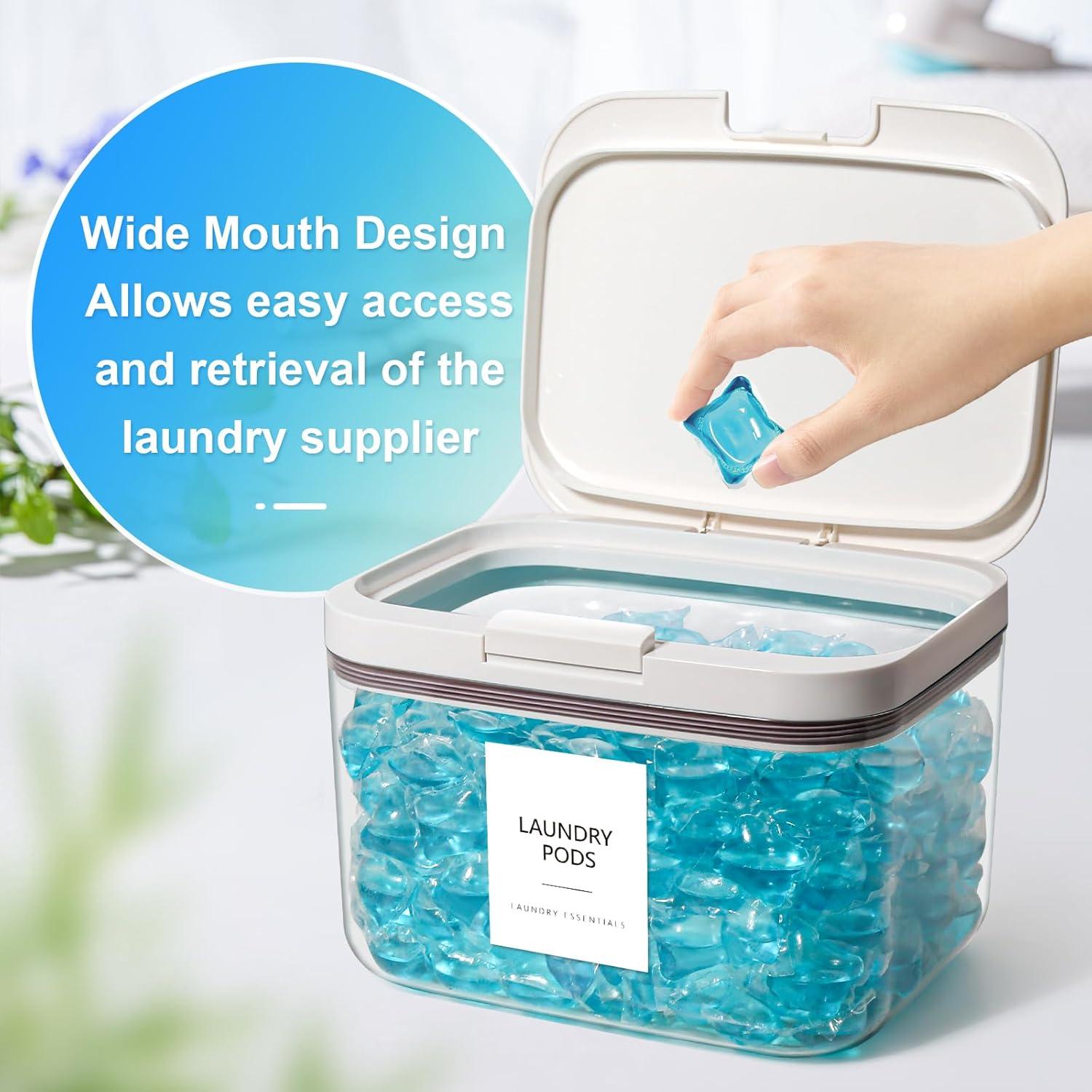 Contenedor de Cápsulas de Lavandería ALPIRIRAL 2.81 L Blanco