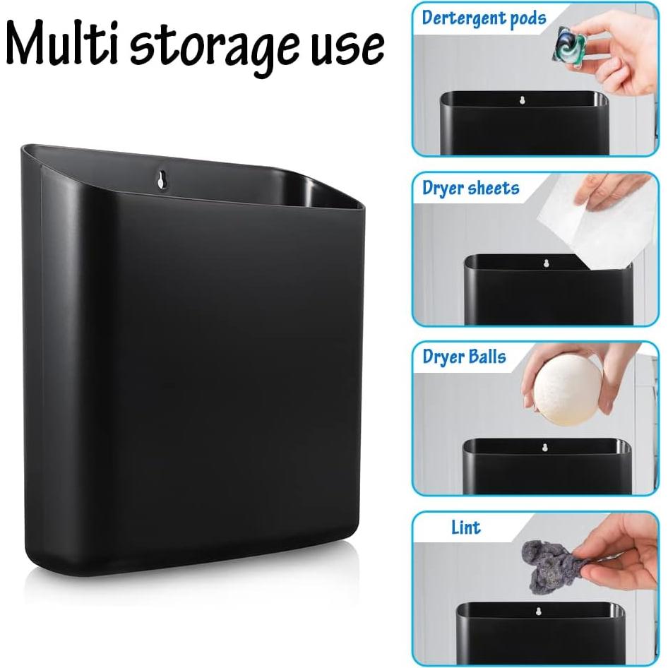 Contenedor de Pelusa Picowe Magnético para Lavandería - Negro