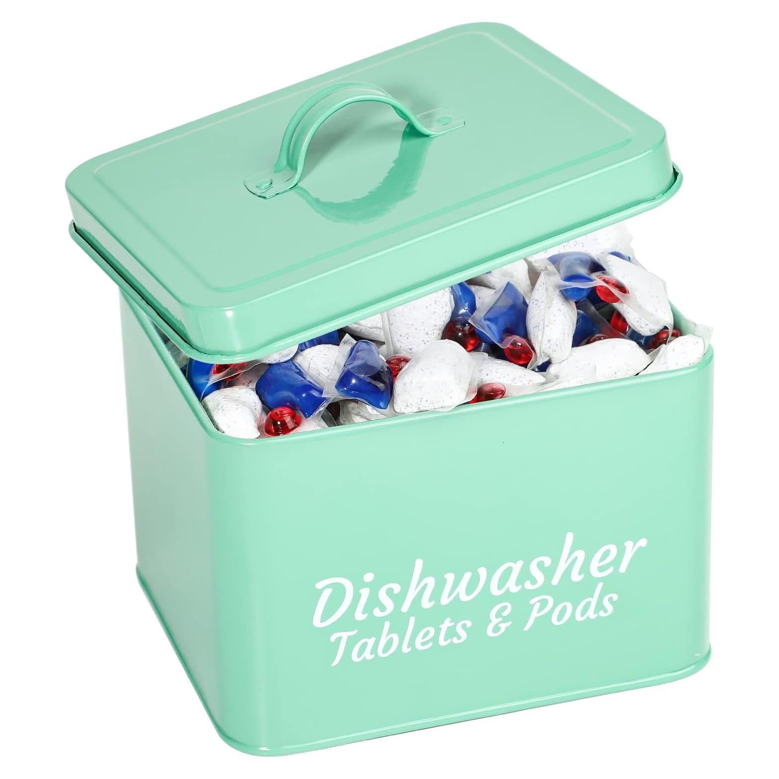 Contenedor de Cápsulas de Lavavajillas Webake con Tapa 18x15cm