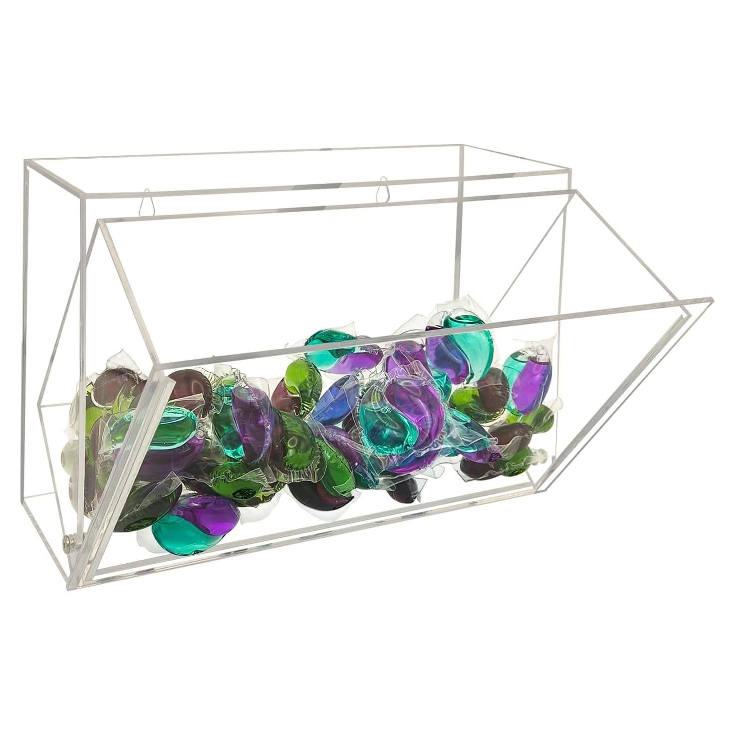 Contenedor de cápsulas de lavandería JUNCNA 150 cargas Acrílico