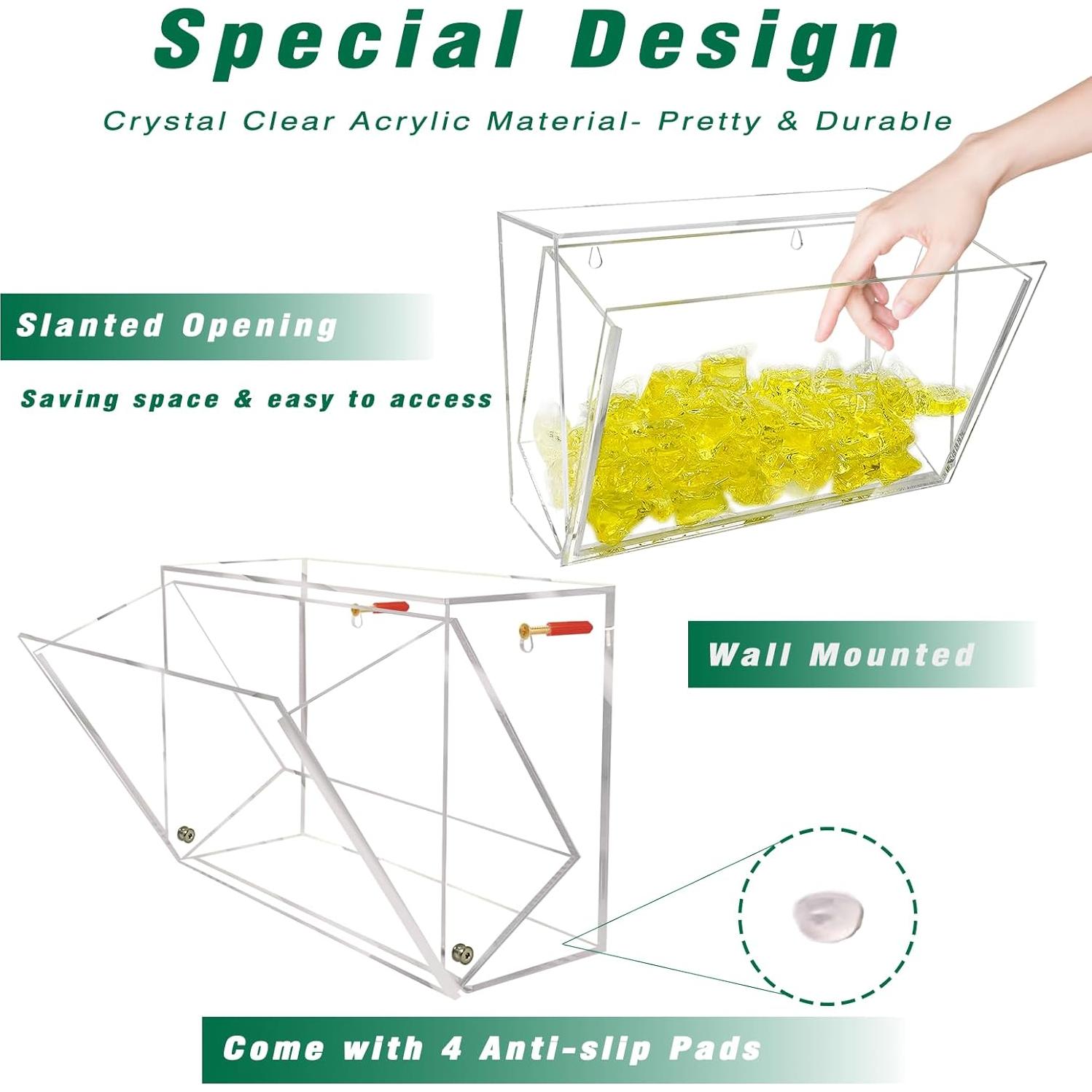 Contenedor de cápsulas de lavandería JUNCNA 150 cargas Acrílico