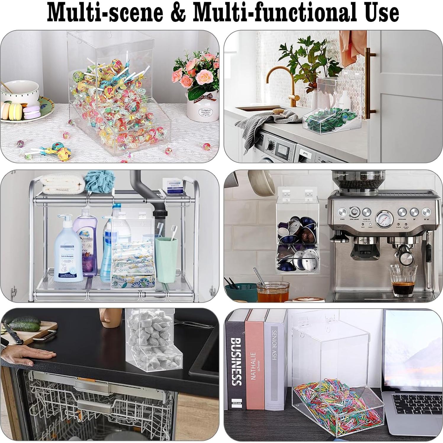 Dispensador Acrílico Sumnacon para Cápsulas y Dulces 23x13x20cm