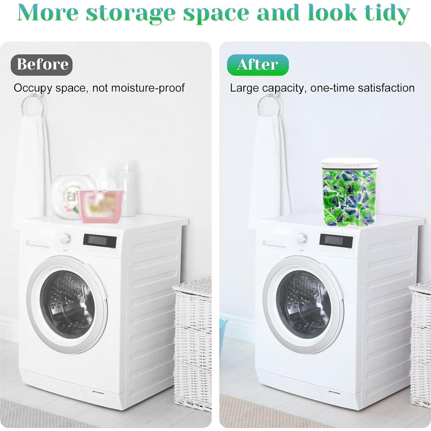 Contenedor de Almacenamiento 5.5L YEXEXINM con Tapa Automática