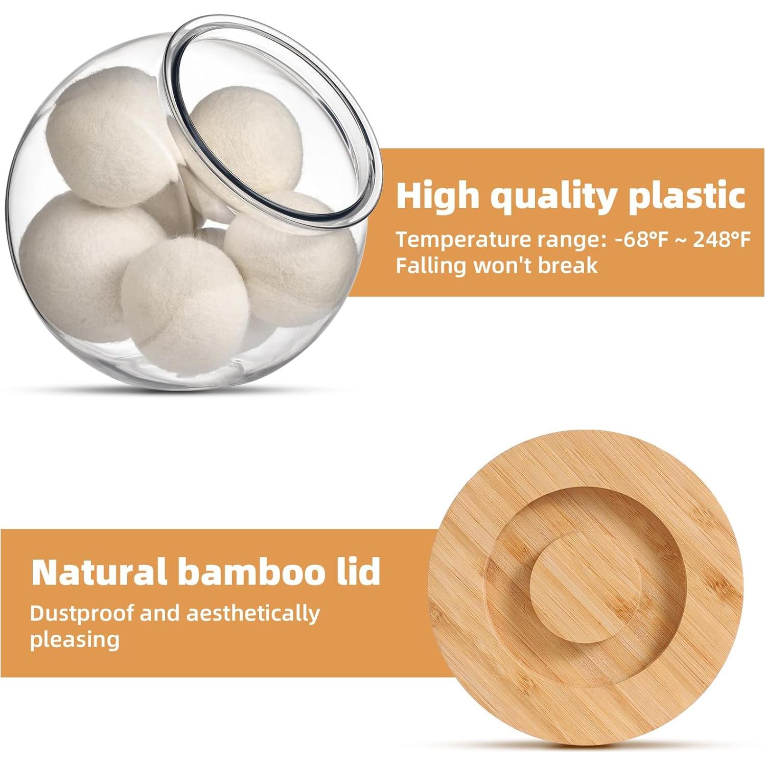 Soporte Organizador SUBEKYU para Pelotas de Secadora 3.22L