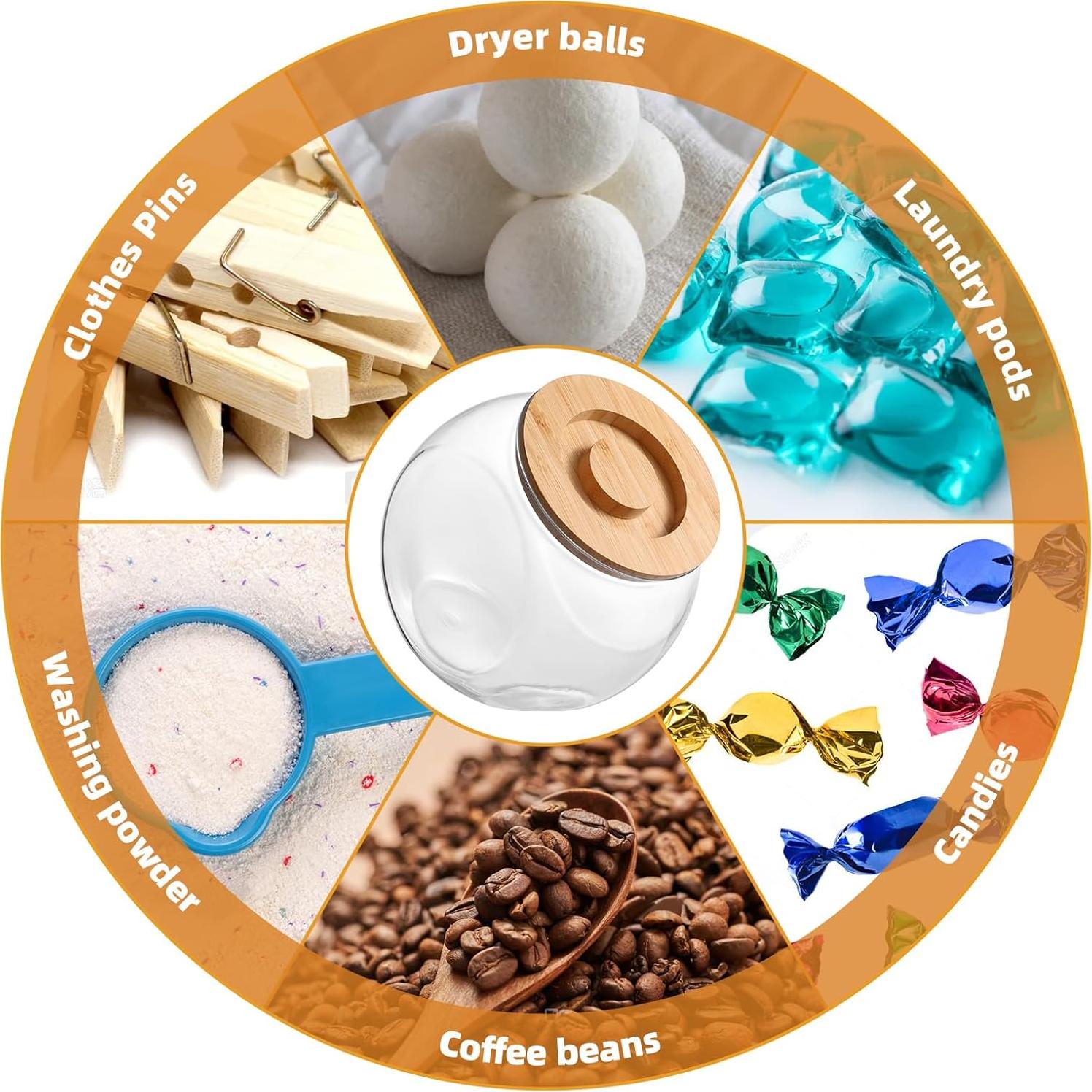 Soporte Organizador SUBEKYU para Pelotas de Secadora 3.22L