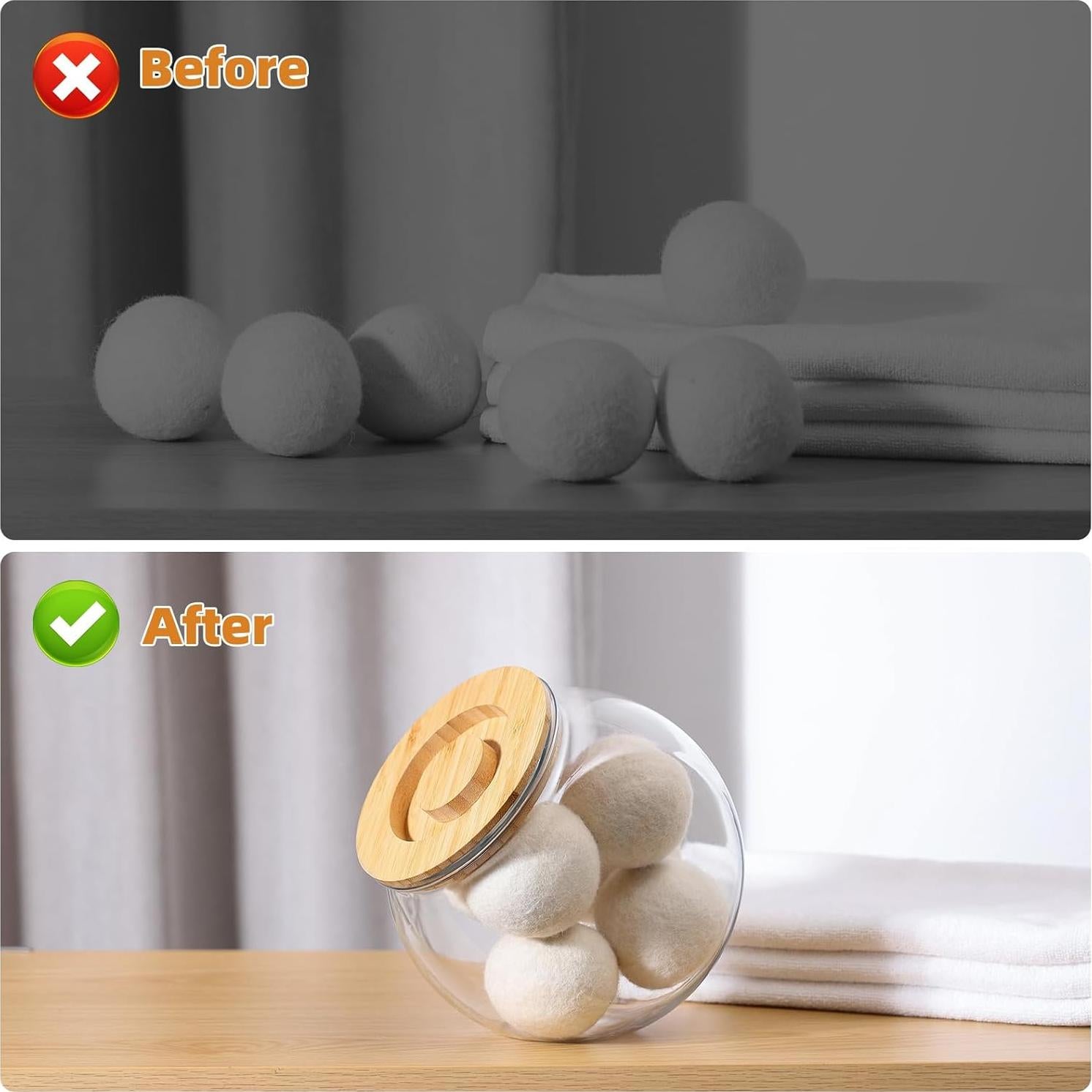 Soporte Organizador SUBEKYU para Pelotas de Secadora 3.22L