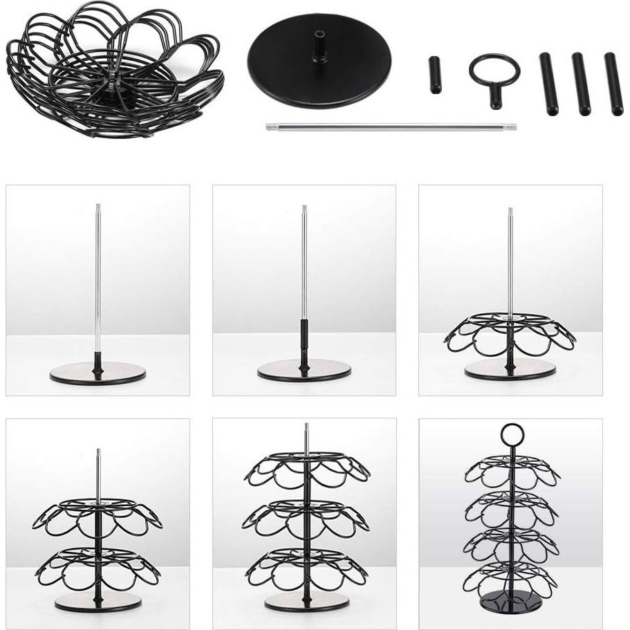 Soporte Organizador Carrousel para 36 Cápsulas de Café SHURFFY