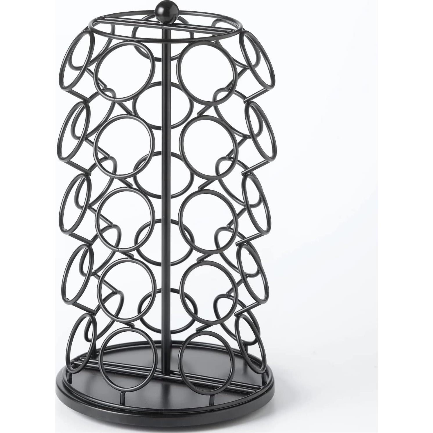 Soporte Giratorio para K Cup Nifty - Organizador Negro 35 Cápsulas